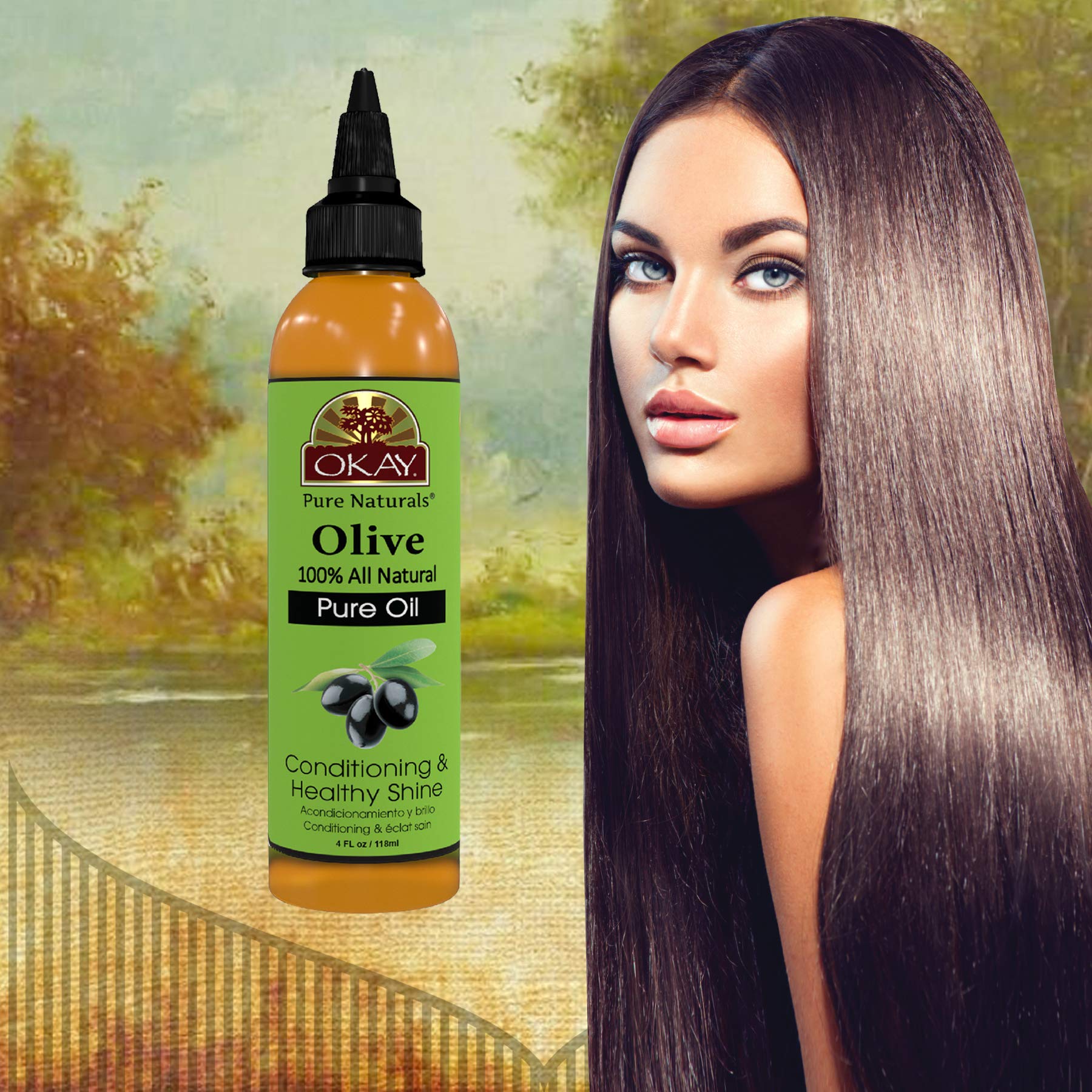 Foto 4 pulgar | Olive Oil Okay 100% Puro Para Piel Y Cabello, 118 Ml - Venta Internacional.