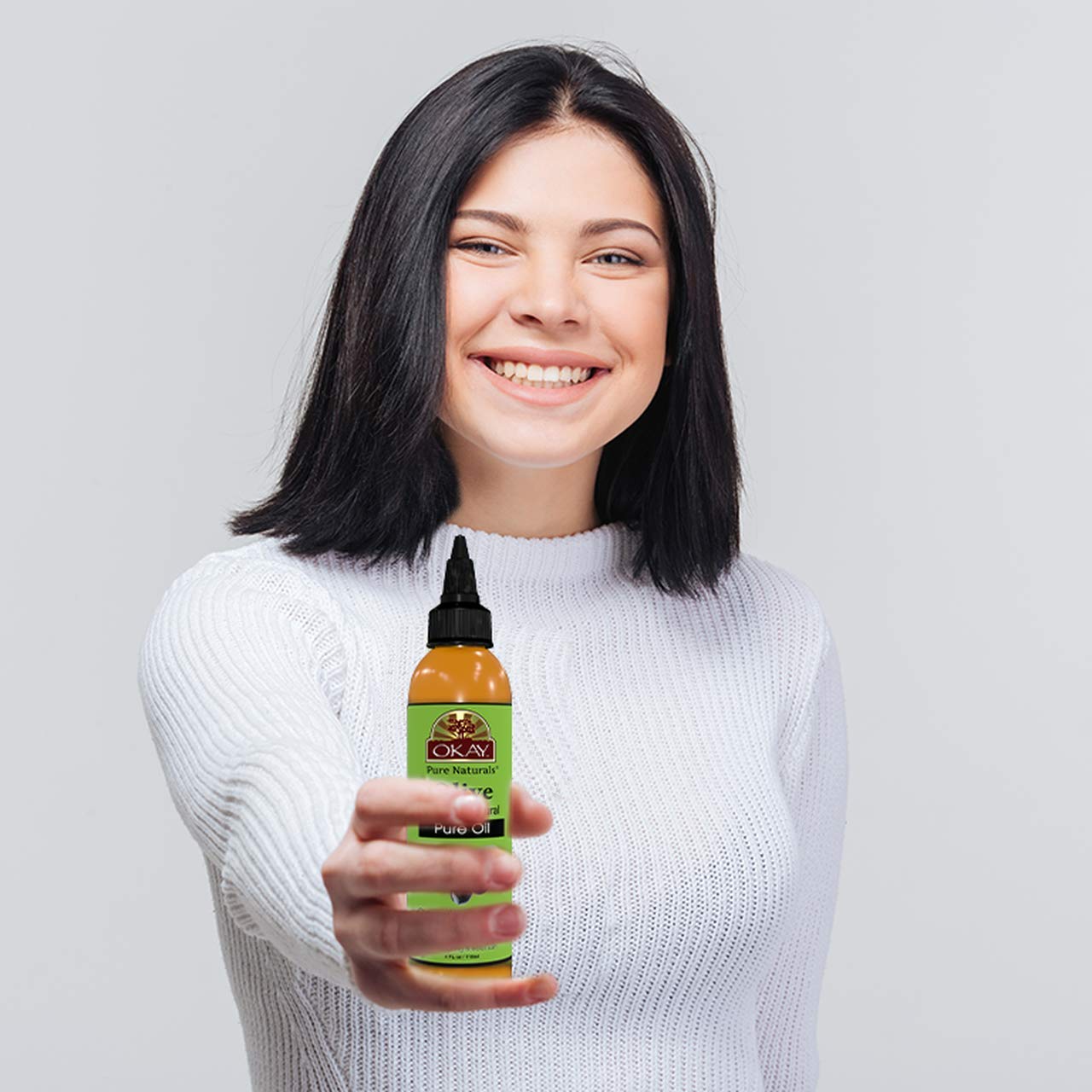 Foto 8 pulgar | Olive Oil Okay 100% Puro Para Piel Y Cabello, 118 Ml - Venta Internacional.