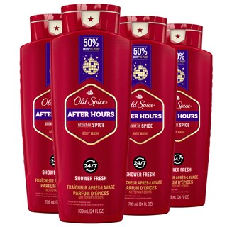 Foto 1 | Gel De Baño Old Spice After Hours Con Aroma Para Hombre, 720 Ml X4 - Venta Internacional.