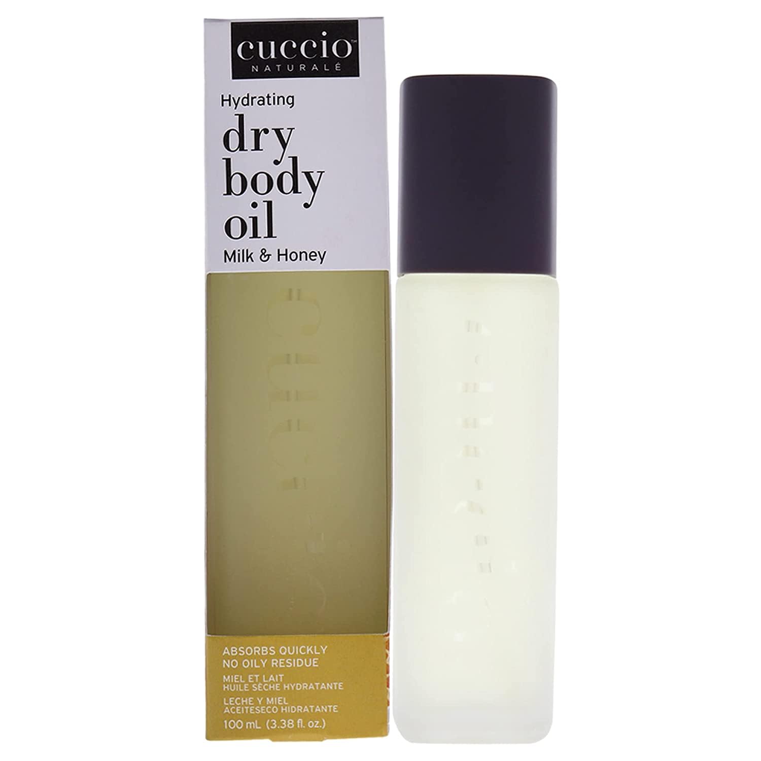 Aceite Corporal Cuccio Naturale, Leche Hidratante Y Miel, 100 Ml, Sin Parabenos - Venta Internacional.