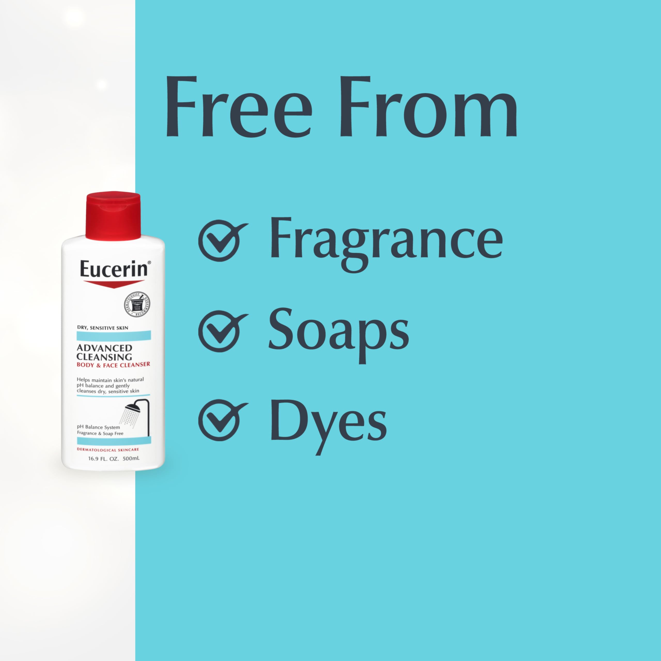 Foto 6 pulgar | Limpiador Corporal Y Facial Eucerin Advanced 500 Ml - Venta Internacional.