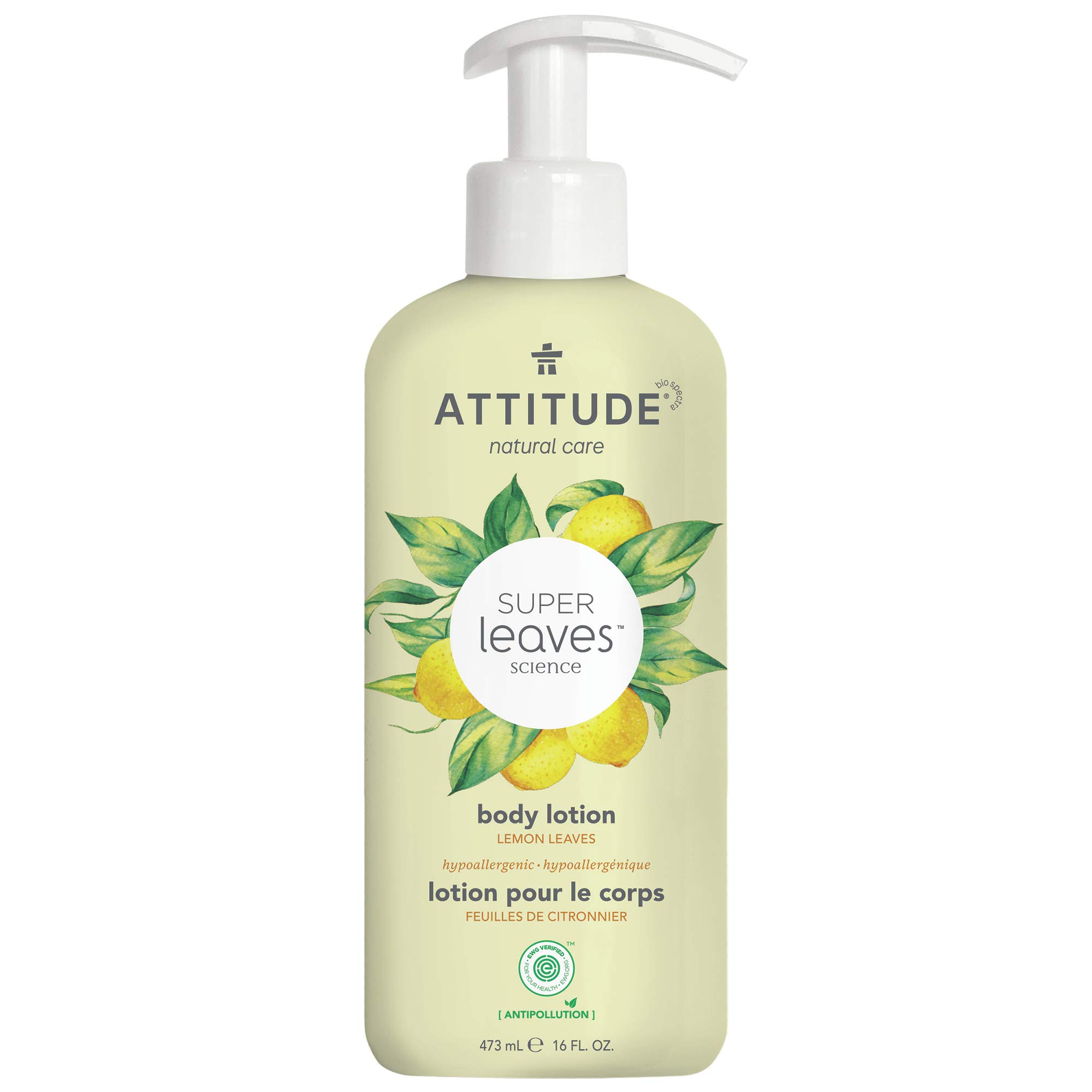 Foto 2 pulgar | Loción Corporal Attitude Ewg Verified Hidrateur Vegan 480 Ml - Venta Internacional.