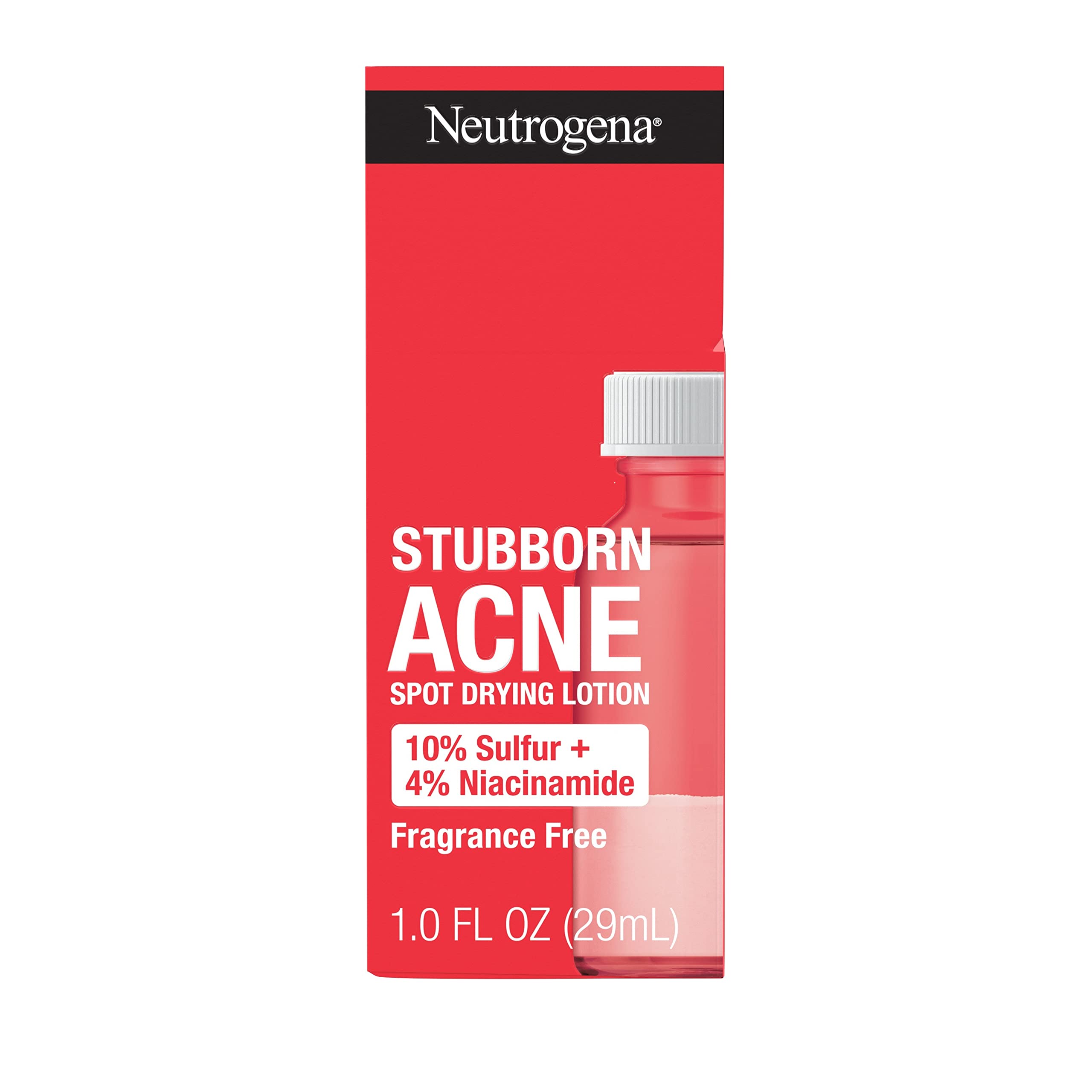 Foto 2 pulgar | Loción Secante Para Manchas De Acné Neutrogena Stubborn, 30 Ml, 10% Azufre - Venta Internacional.