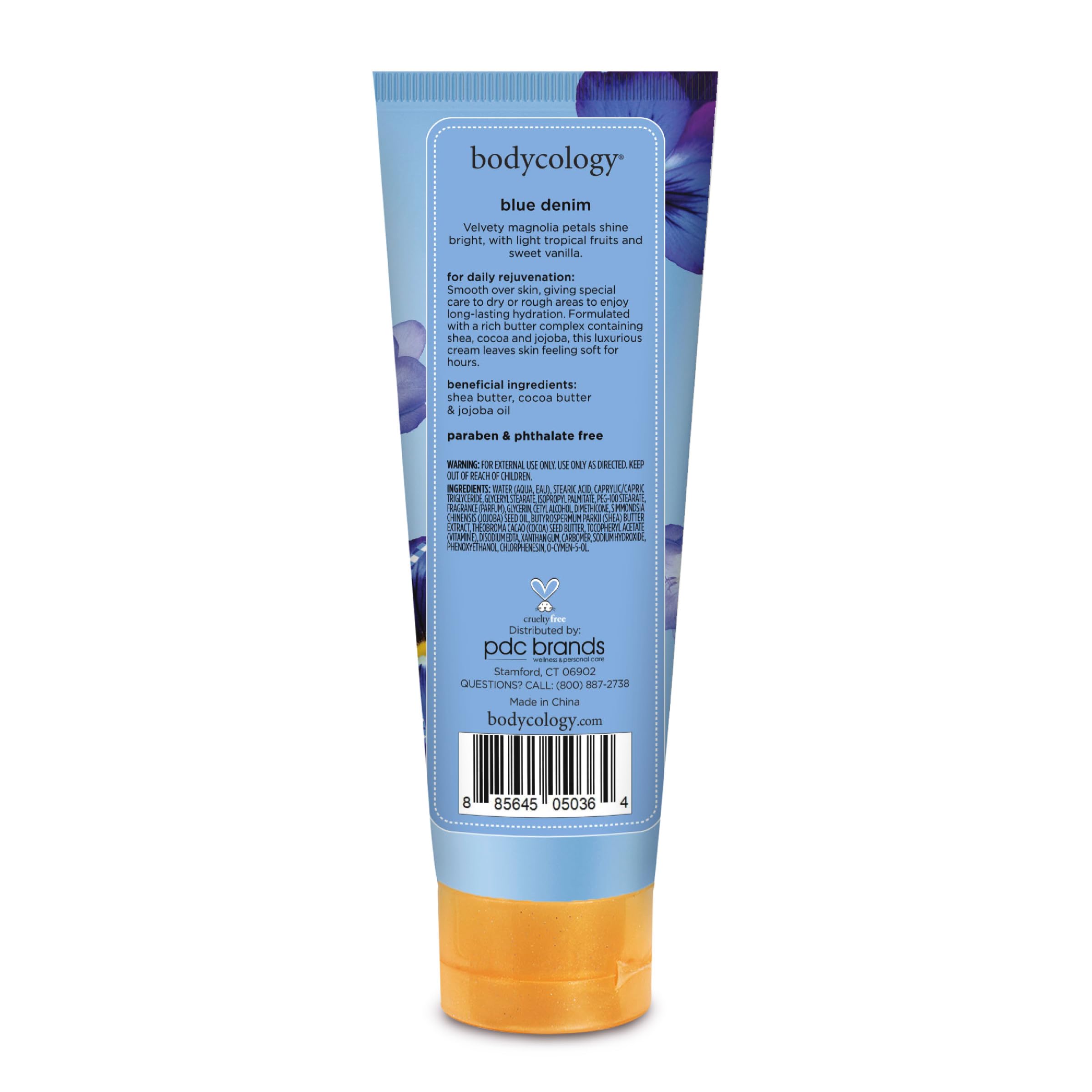 Foto 7 | Crema Corporal Bodycology Manteca De Karité Azul Vaquero 240 Ml - Venta Internacional.