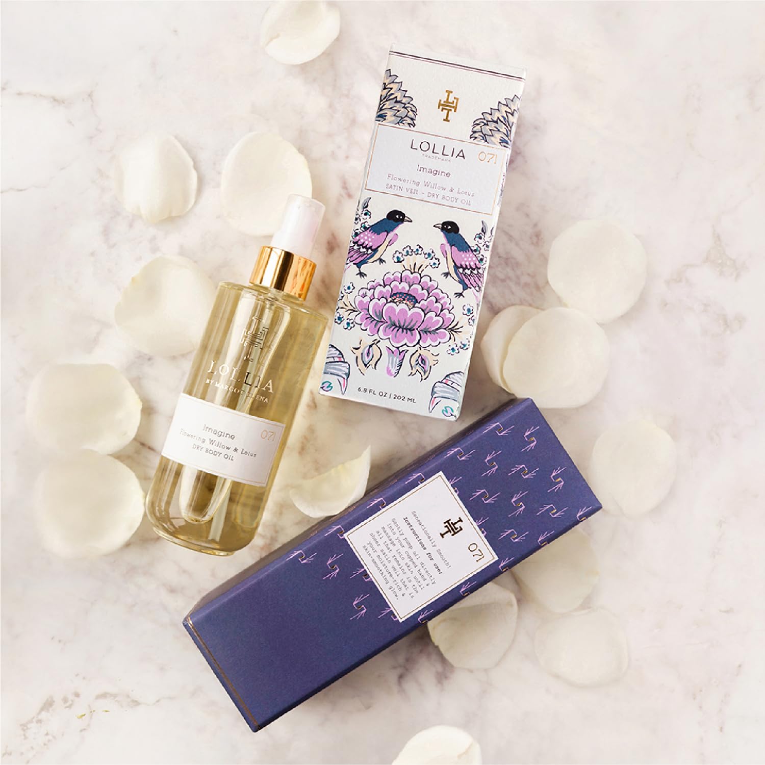 Foto 7 pulgar | Aceite Corporal Lollia Imagine Flowering Willow & Lotus 200 Ml Para Mujer - Venta Internacional.