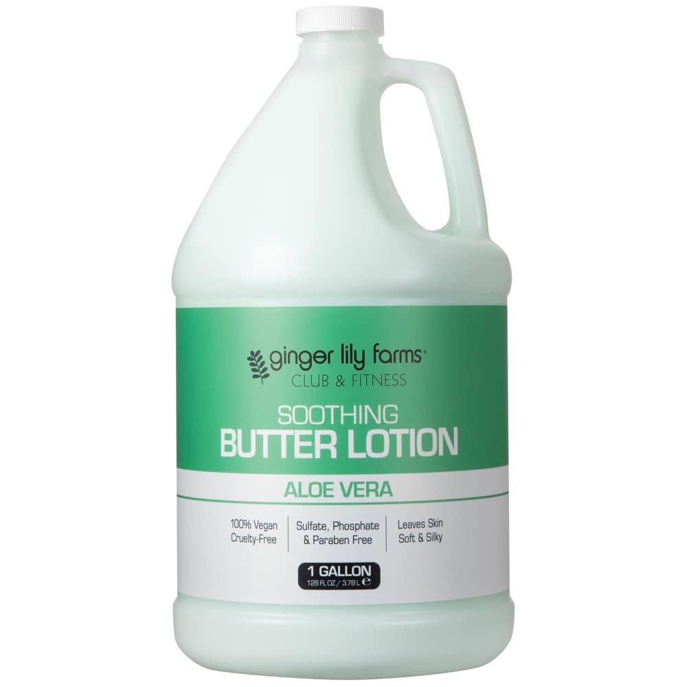Loción Ginger Lily Farms Club & Fitness Suavizante Mantequilla 3,78 L - Venta Internacional.