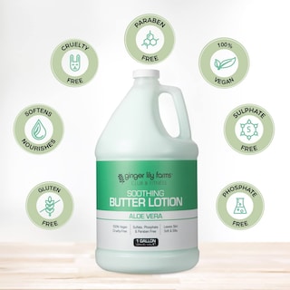 Foto 4 | Loción Ginger Lily Farms Club & Fitness Suavizante Mantequilla 3,78 L - Venta Internacional.