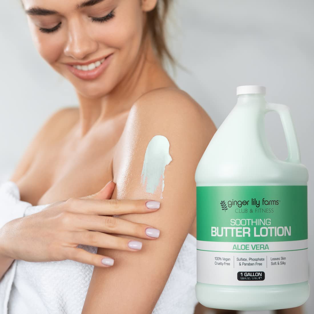Foto 7 pulgar | Loción Ginger Lily Farms Club & Fitness Suavizante Mantequilla 3,78 L - Venta Internacional.