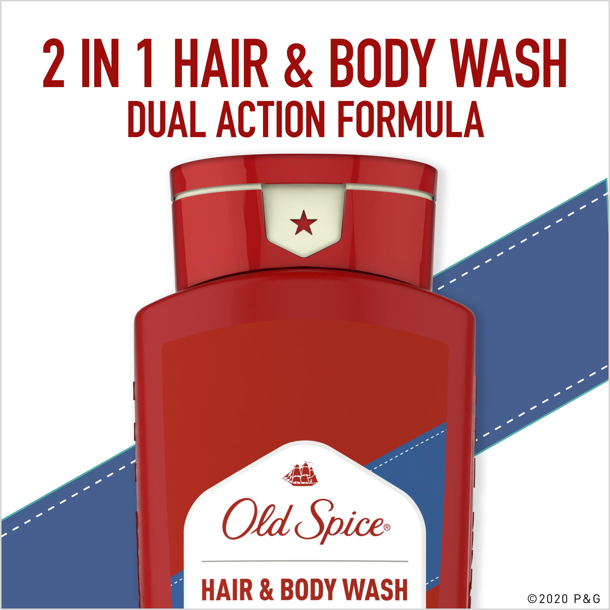 Foto 4 pulgar | Gel De Ducha Old Spice High Endurance Para Cabello Y Cuerpo, 1 Litro - Venta Internacional.