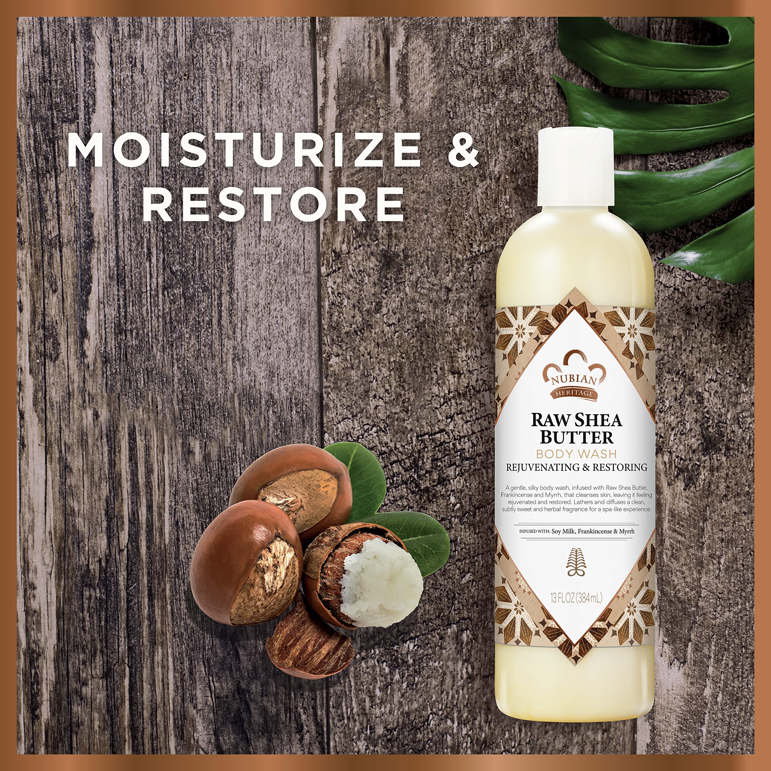 Foto 4 pulgar | Gel De Baño Nubian Heritage, Manteca De Karité Cruda, 385 Ml, Para Piel Seca - Venta Internacional.