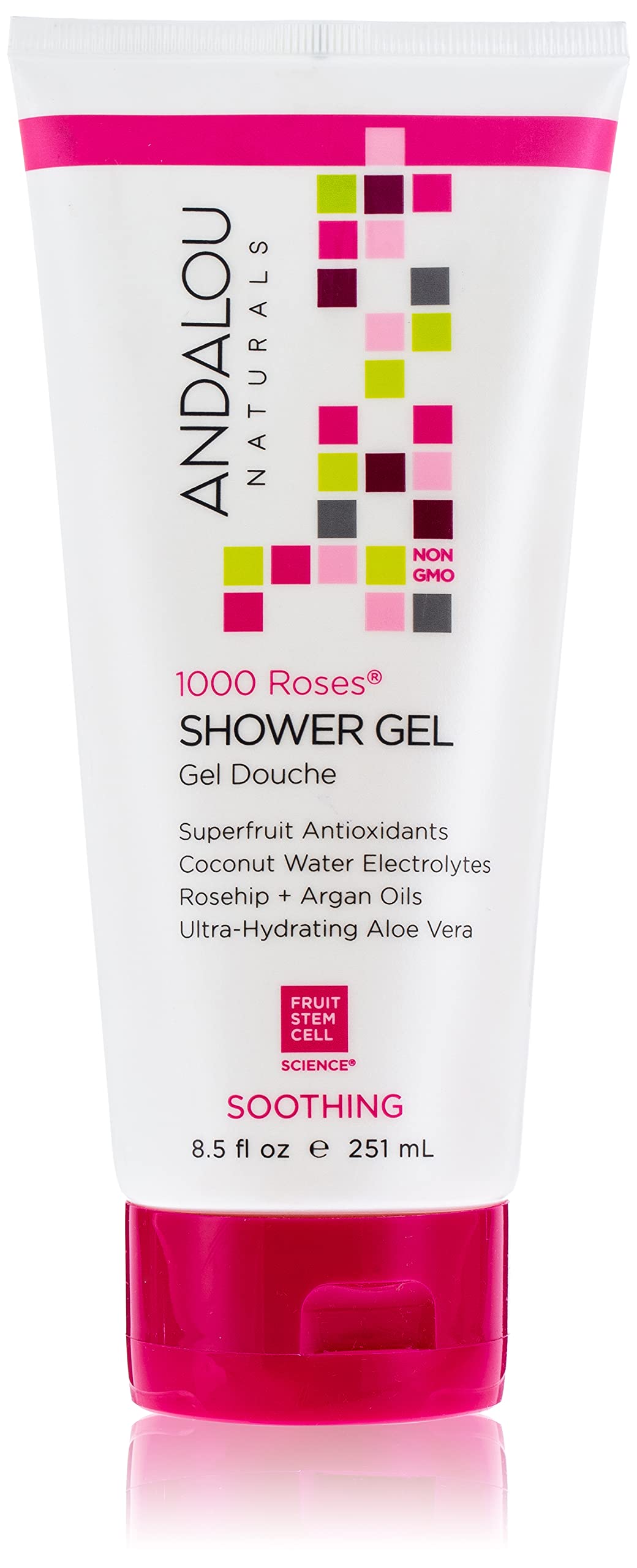 Foto 2 pulgar | Gel De Ducha Andalou Naturals 1000 Rosas Calmante 250 Ml - Venta Internacional.