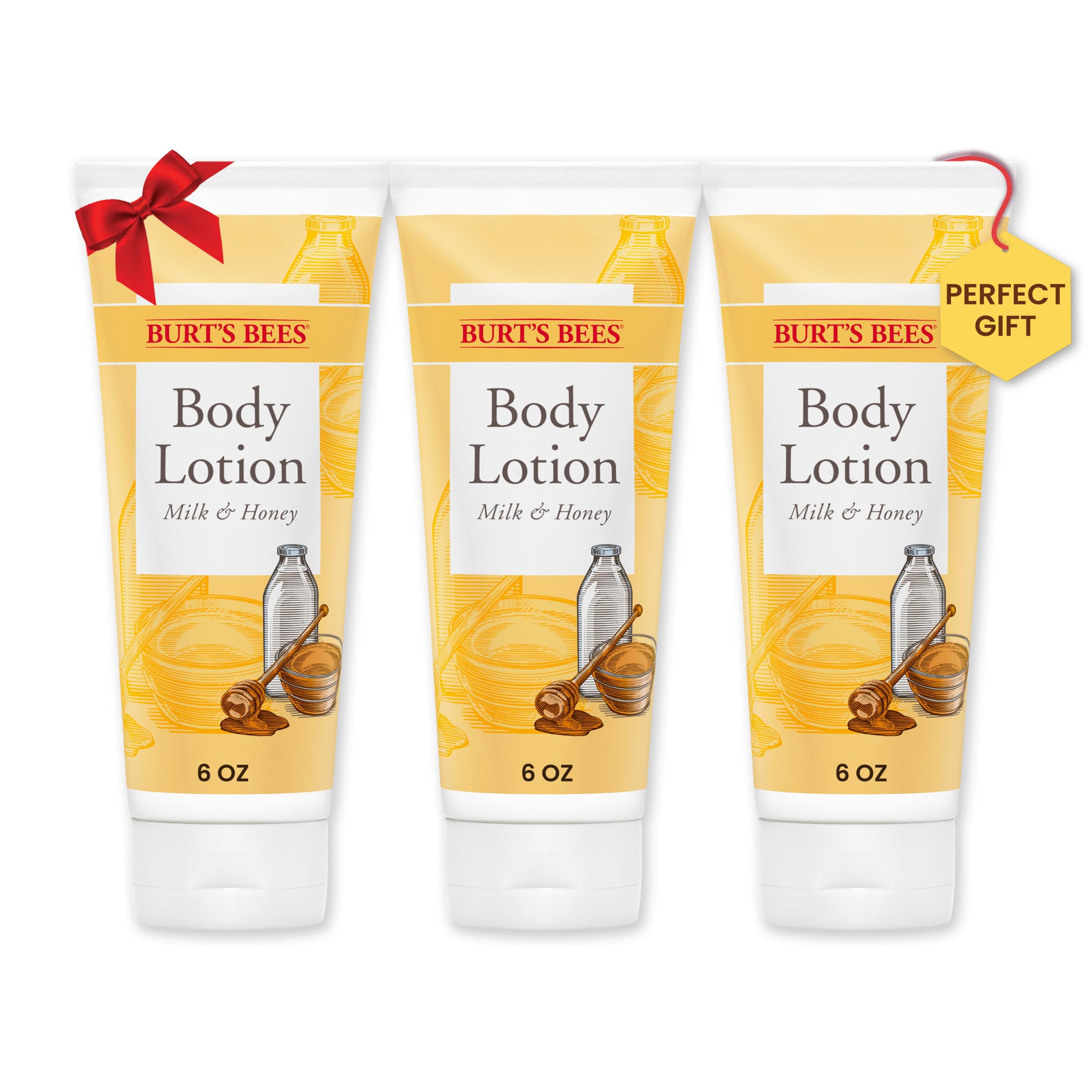 Loción Corporal Burt's Bees Con Leche Y Miel, 180 Ml (paquete De 3) - Venta Internacional.
