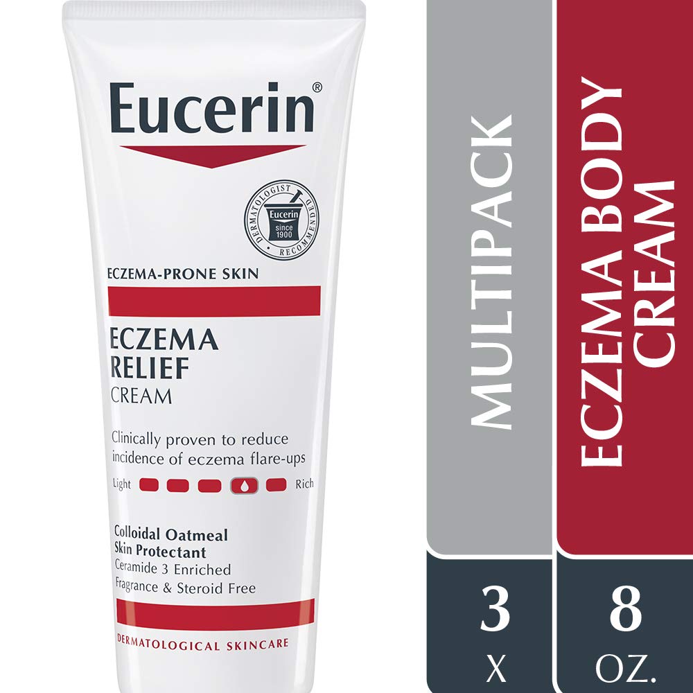 Foto 4 pulgar | Loción Corporal Cream Eucerin Eczema Relief Para Todo El Cuerpo, 240 Ml (paquete De 3) - Venta Internacional.