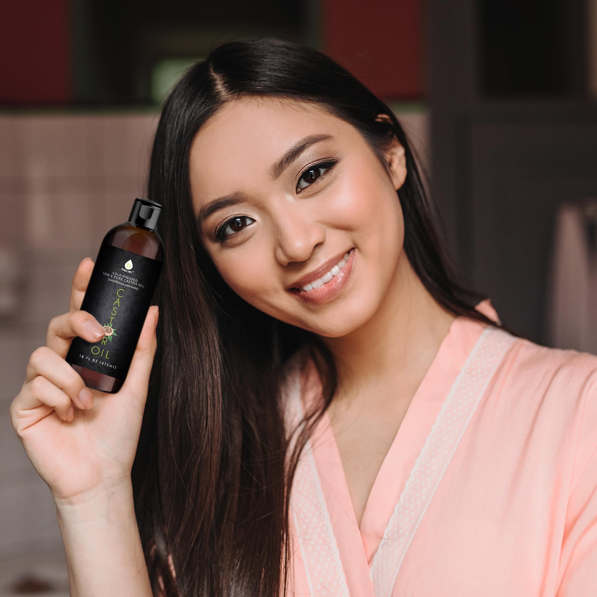 Foto 7 pulgar | Aceite De Ricino Pursonic Prensado En Frío, 100% Puro, 473 Ml, Para Piel Y Cabello - Venta Internacional.