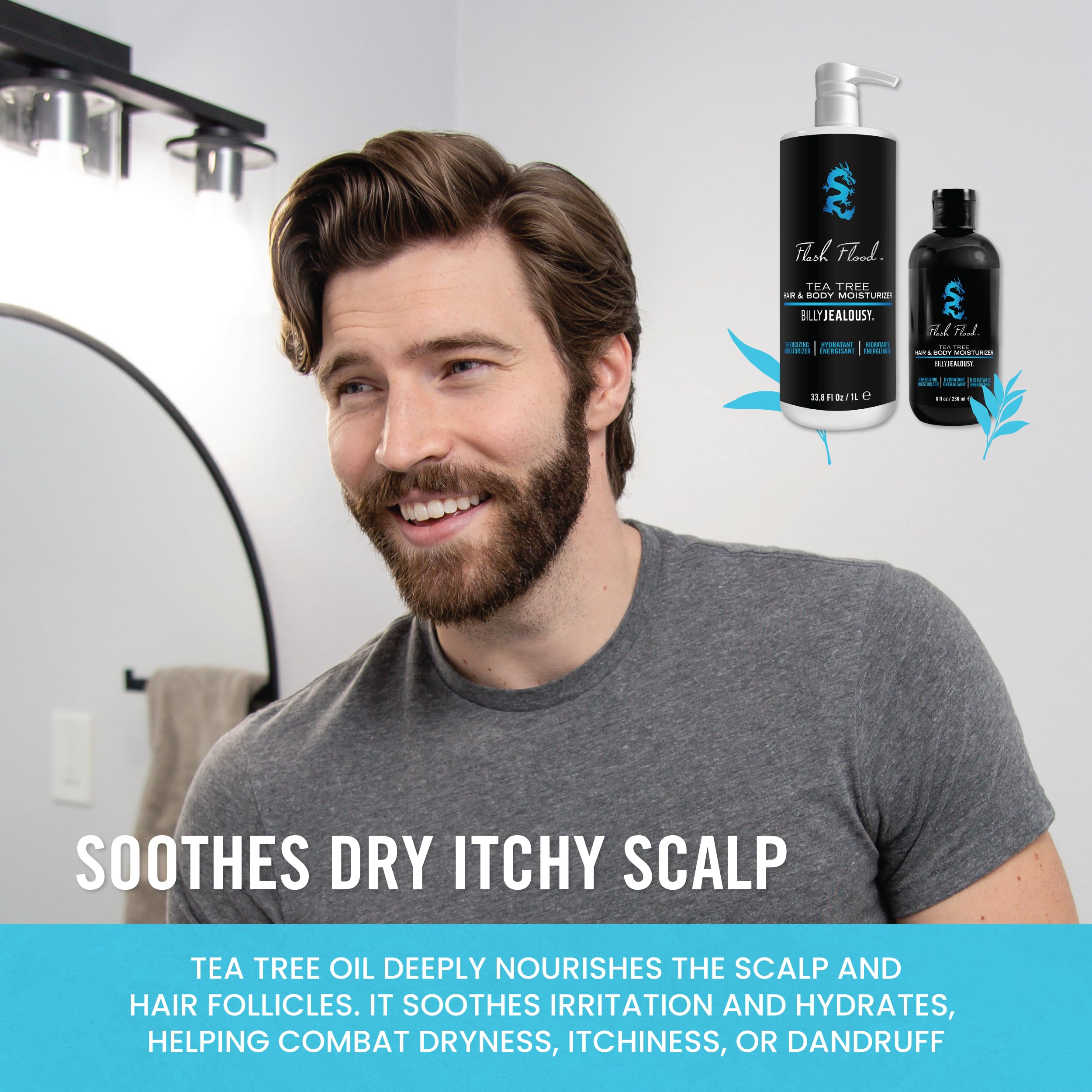 Foto 7 pulgar | Crema Hidratante Para Cabello Y Cuerpo Billy Jealousy Flash Flood 240 Ml - Venta Internacional.