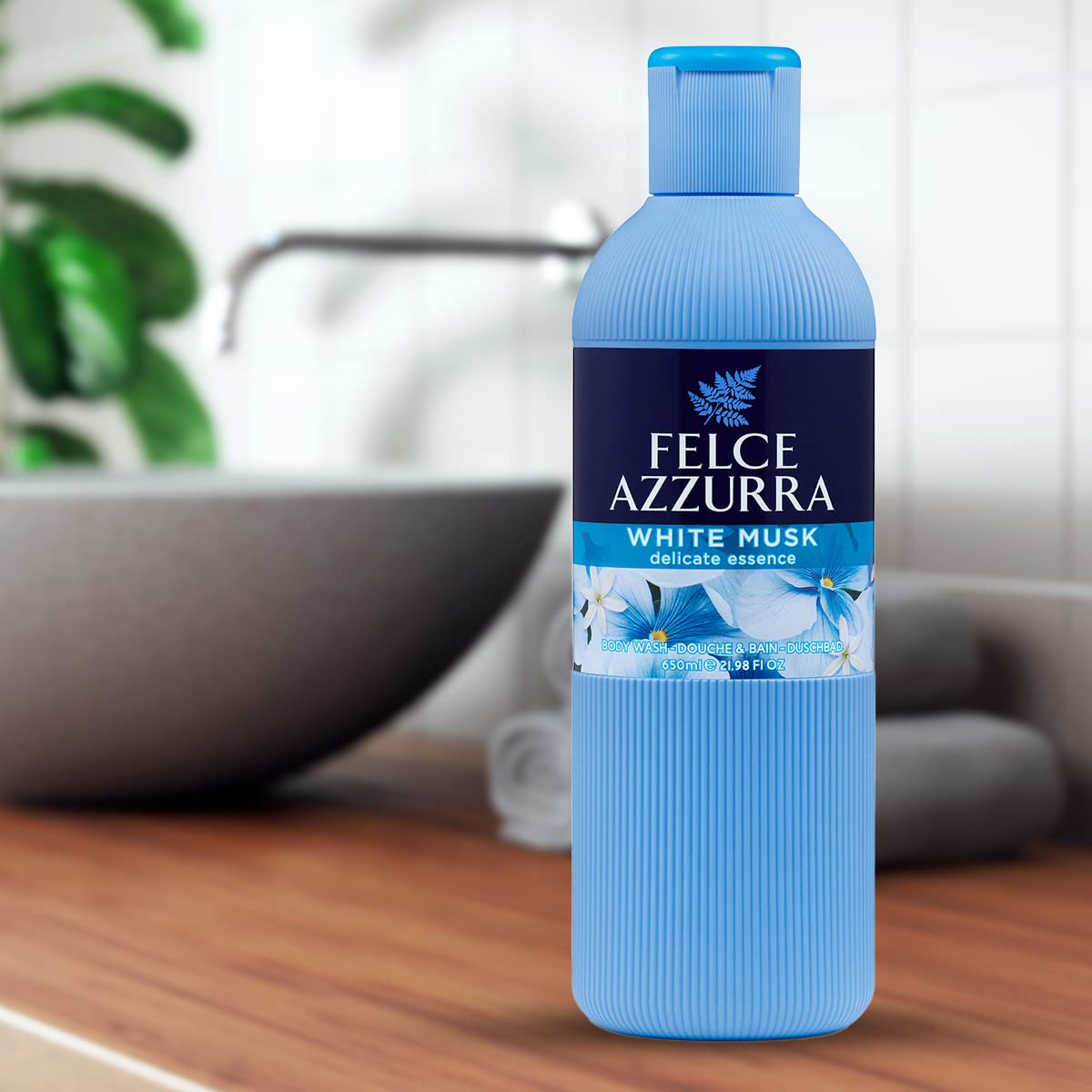 Foto 2 | Gel De Baño Felce Azzurra White Musk Delicate Essence 650 Ml - Venta Internacional.