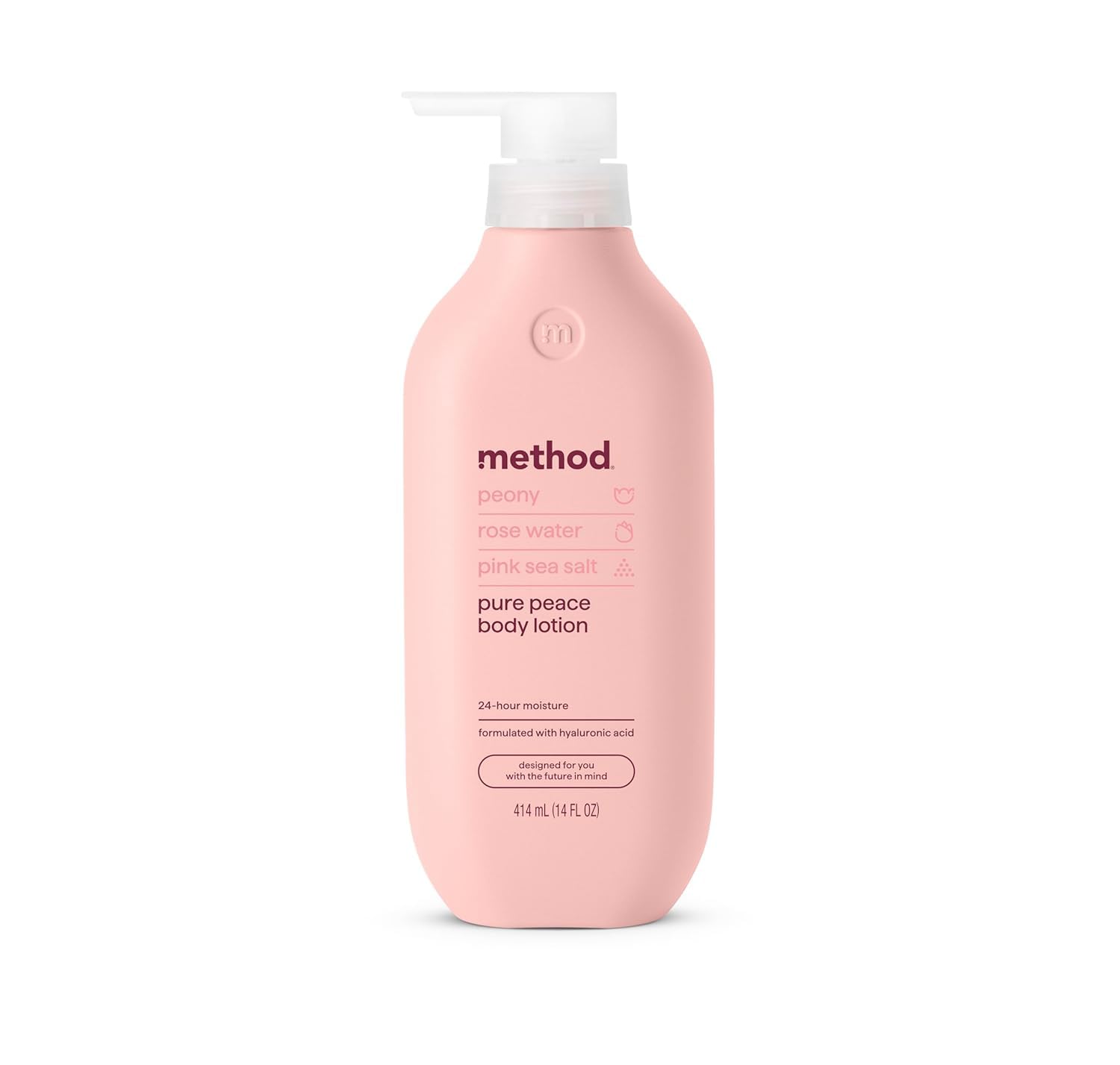 Loción Corporal Method Pure Peace Rose Water, 414 Ml, 24 Horas De Hidratación - Venta Internacional.