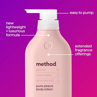 Foto 3 | Loción Corporal Method Pure Peace Rose Water, 414 Ml, 24 Horas De Hidratación - Venta Internacional.
