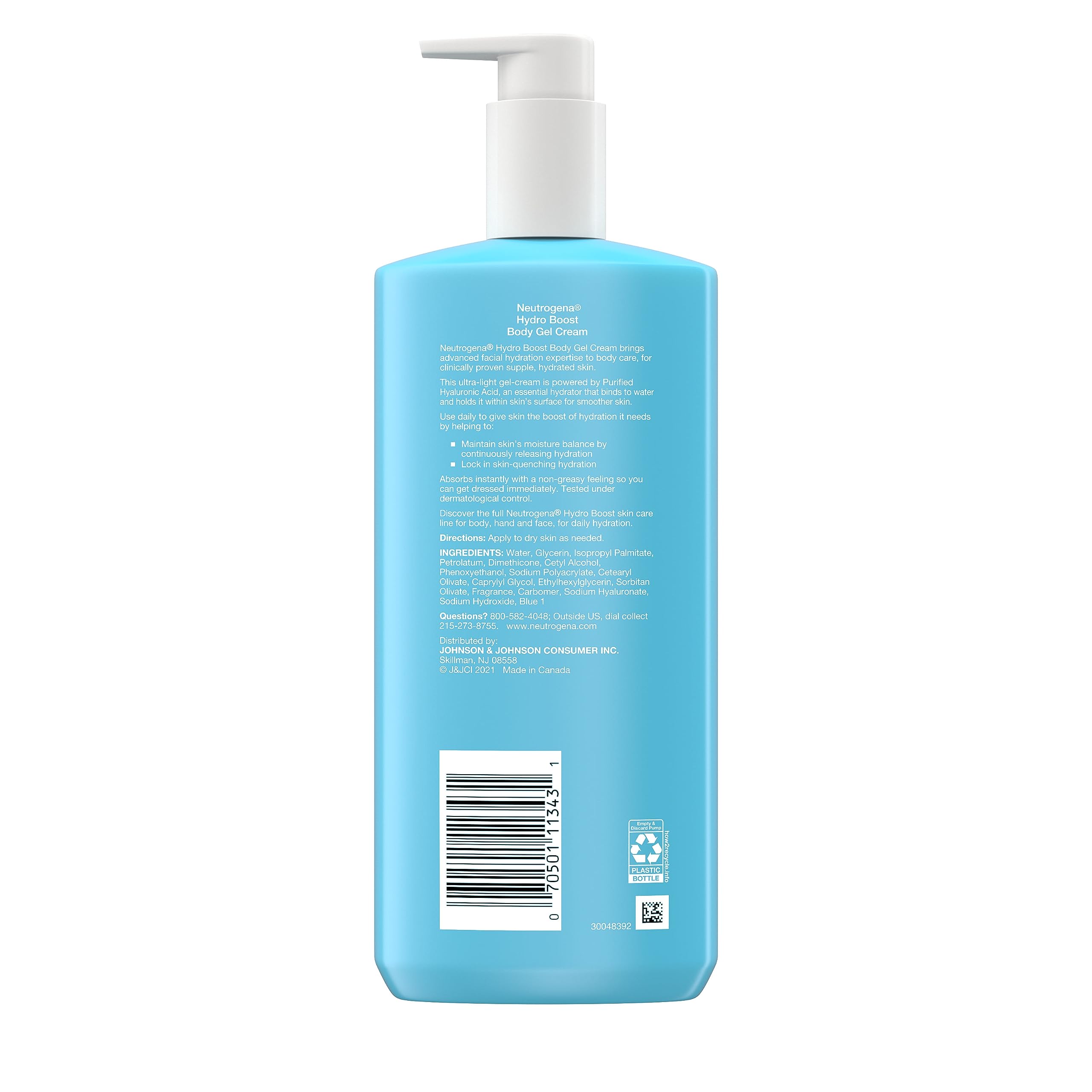 Foto 7 pulgar | Crema De Gel Corporal Neutrogena Hydro Boost Con Ácido Hialurónico 480 Ml - Venta Internacional.