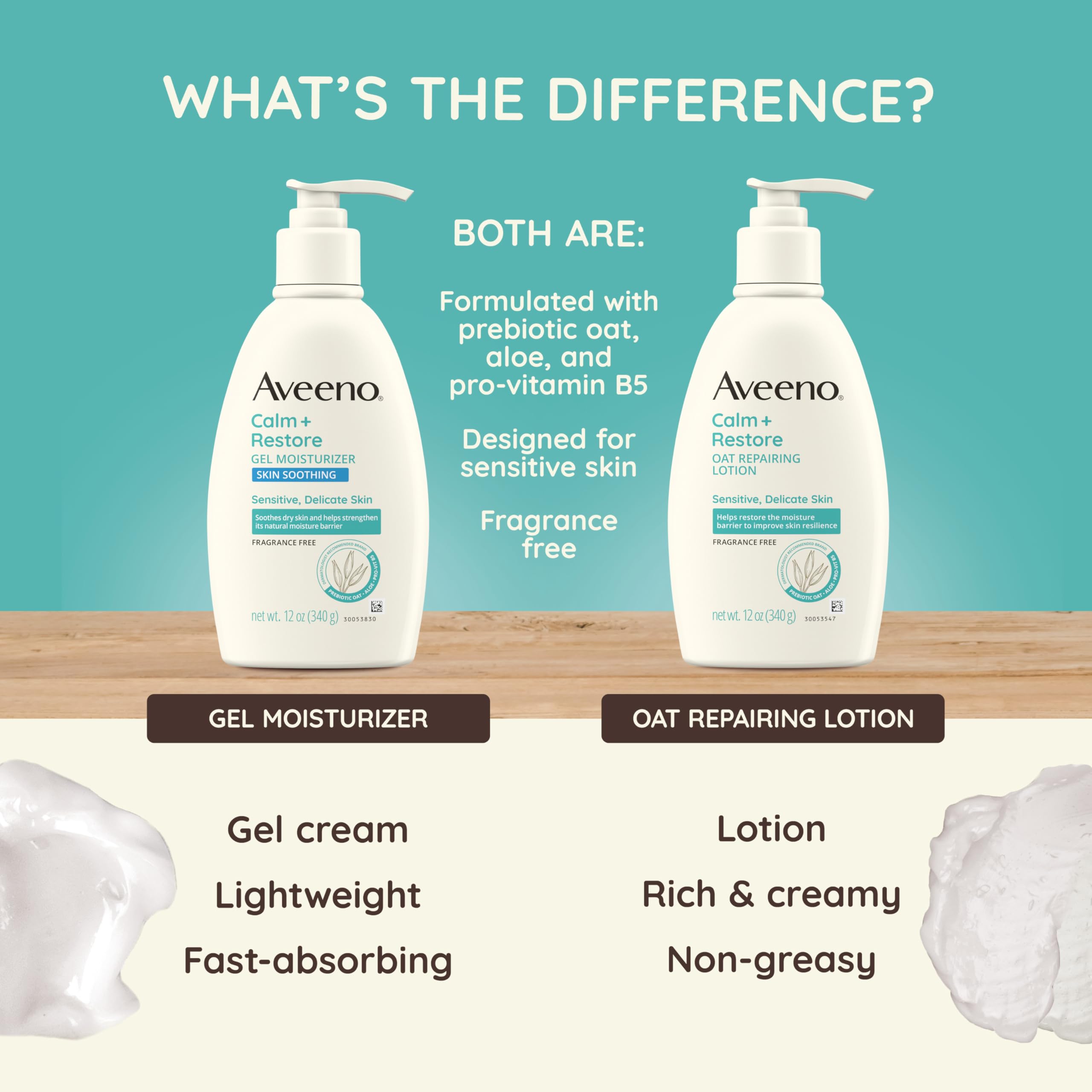 Foto 8 pulgar | Hidratante Corporal Aveeno Calm + Restore Gel 350 Ml Sensitive - Venta Internacional.