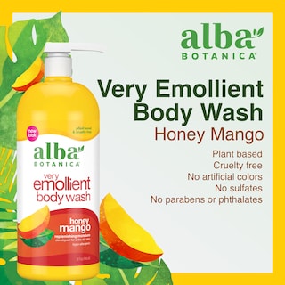 Foto 5 | Gel De Baño Alba Botanica, Muy Emoliente, Miel Y Mango, 960 Ml - Venta Internacional.