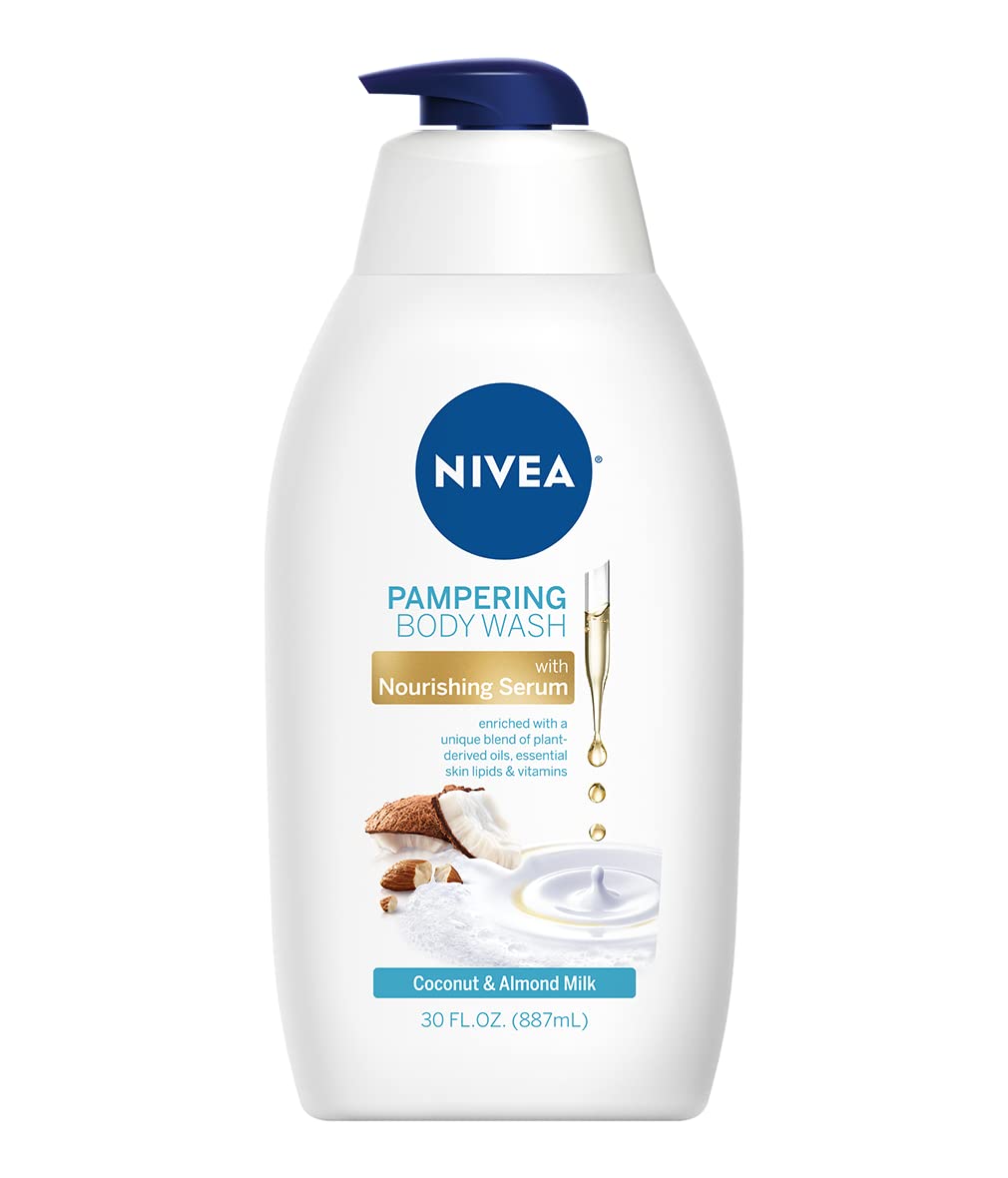 Gel De Baño Nivea De Leche De Coco Y Almendras De 900 Ml Para Piel Seca - Venta Internacional.