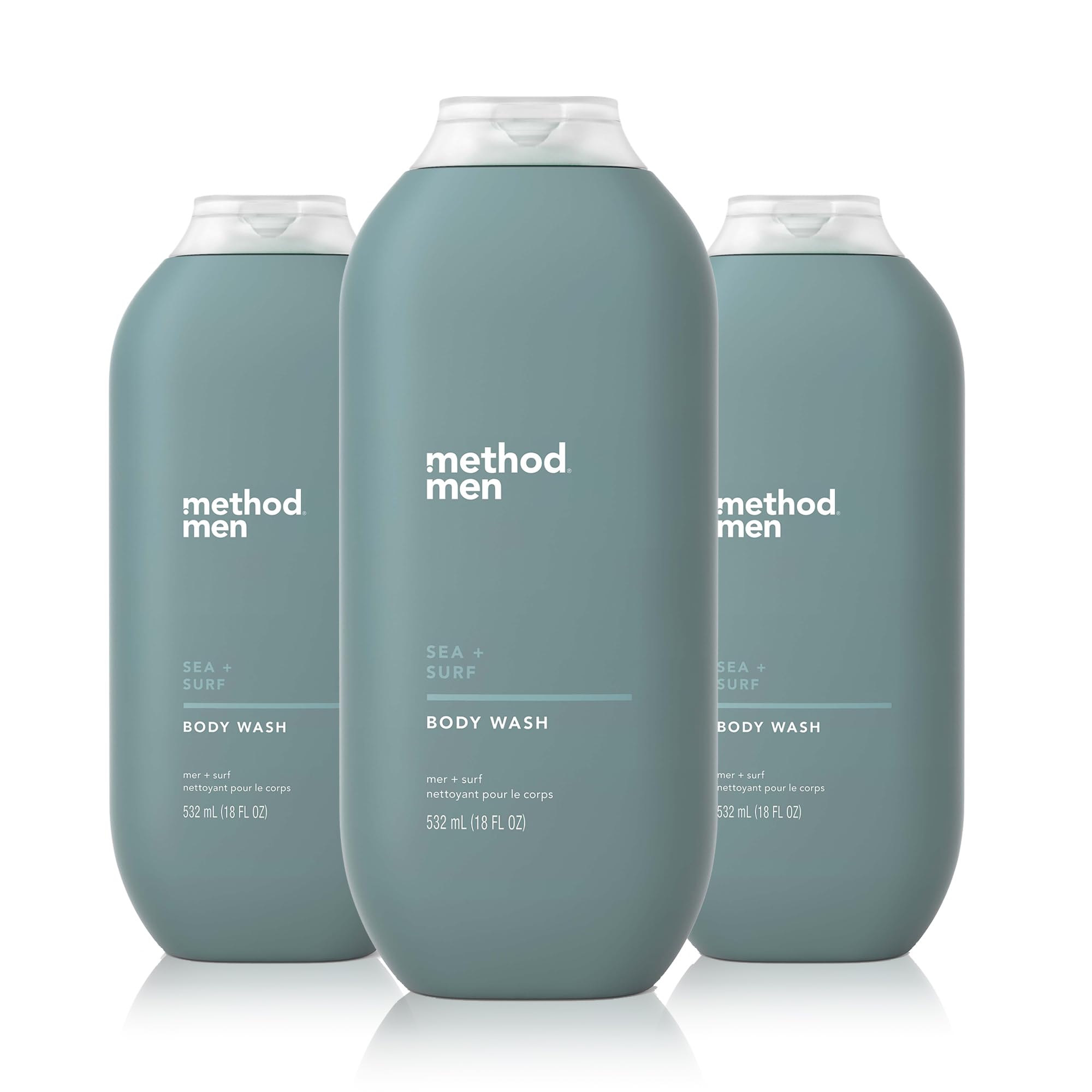 Foto 2 pulgar | Body Wash Method Method Men Sea + Surf Suavizante, 540 Ml (paquete De 3) - Venta Internacional.