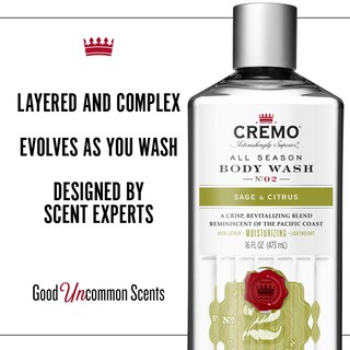 Foto 4 | Gel de Baño Cremo Rich-Lathering Sage & Citrus 473 ml para Hombres - Venta Internacional