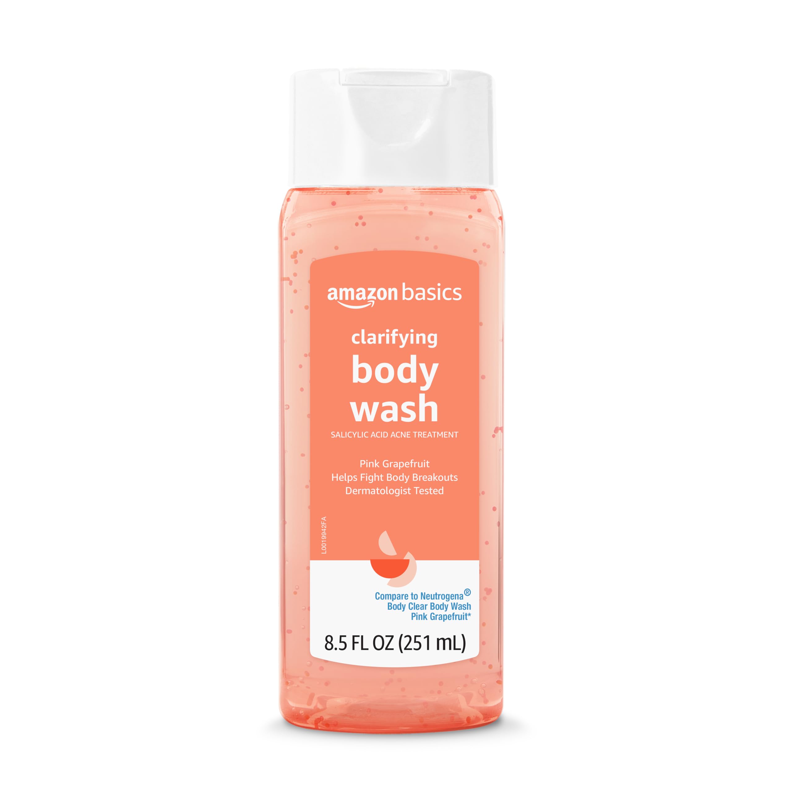 Foto 2 pulgar | Gel de Baño Amazon Basics Clarifying Pink Pomelo 250 Ml - Venta Internacional