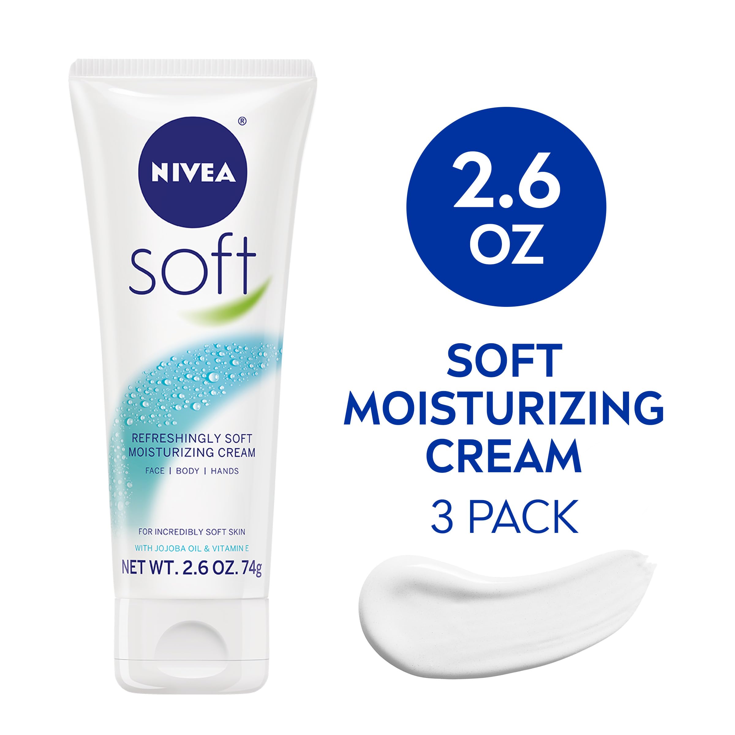 Foto 4 pulgar | Crema Hidratante Nivea Soft 75 Ml Para Cuerpo, Rostro Y Manos - Venta Internacional.