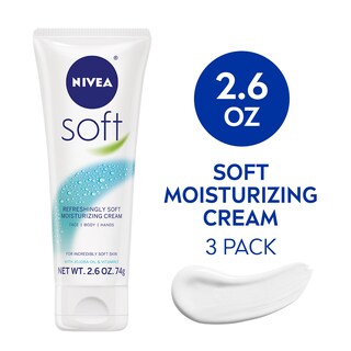 Foto 3 | Crema Hidratante Nivea Soft 75 Ml Para Cuerpo, Rostro Y Manos - Venta Internacional.
