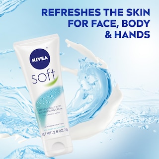 Foto 4 | Crema Hidratante Nivea Soft 75 Ml Para Cuerpo, Rostro Y Manos - Venta Internacional.