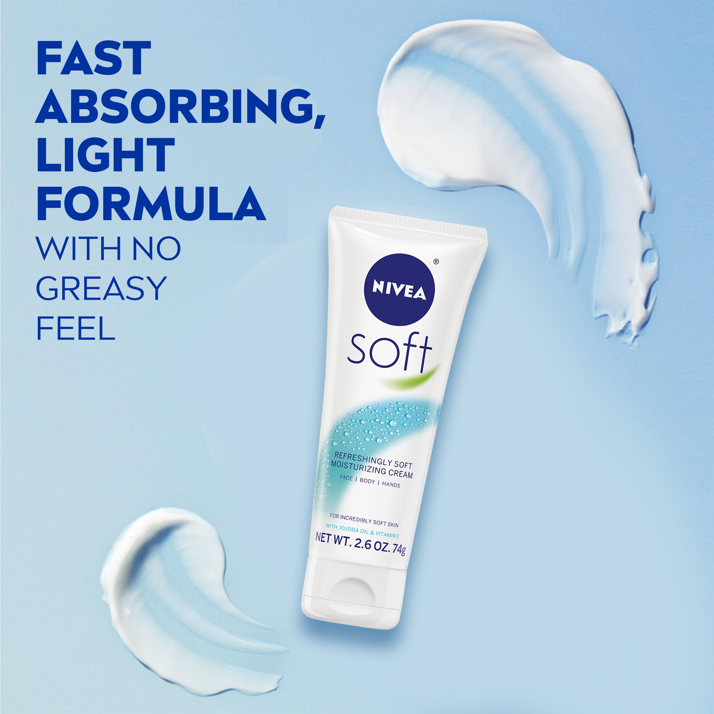 Foto 7 | Crema Hidratante Nivea Soft 75 Ml Para Cuerpo, Rostro Y Manos - Venta Internacional.