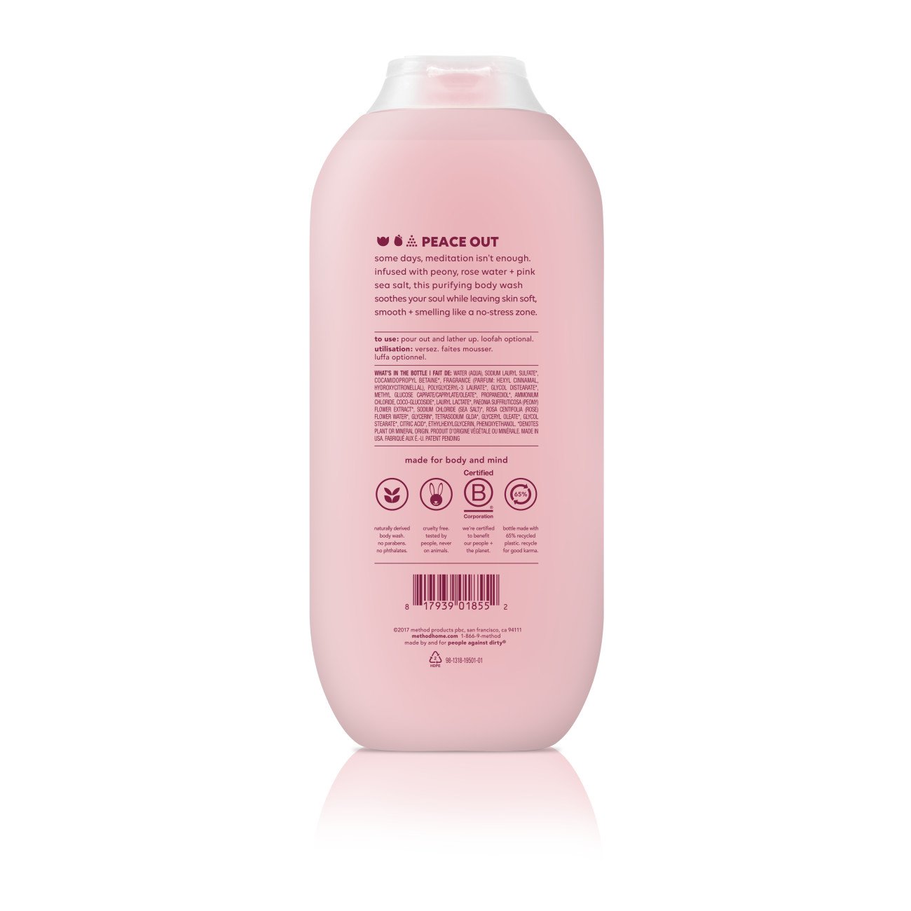Foto 3 pulgar | Body Wash Method Pure Peace 532 Ml (paquete De 6) - Venta Internacional.