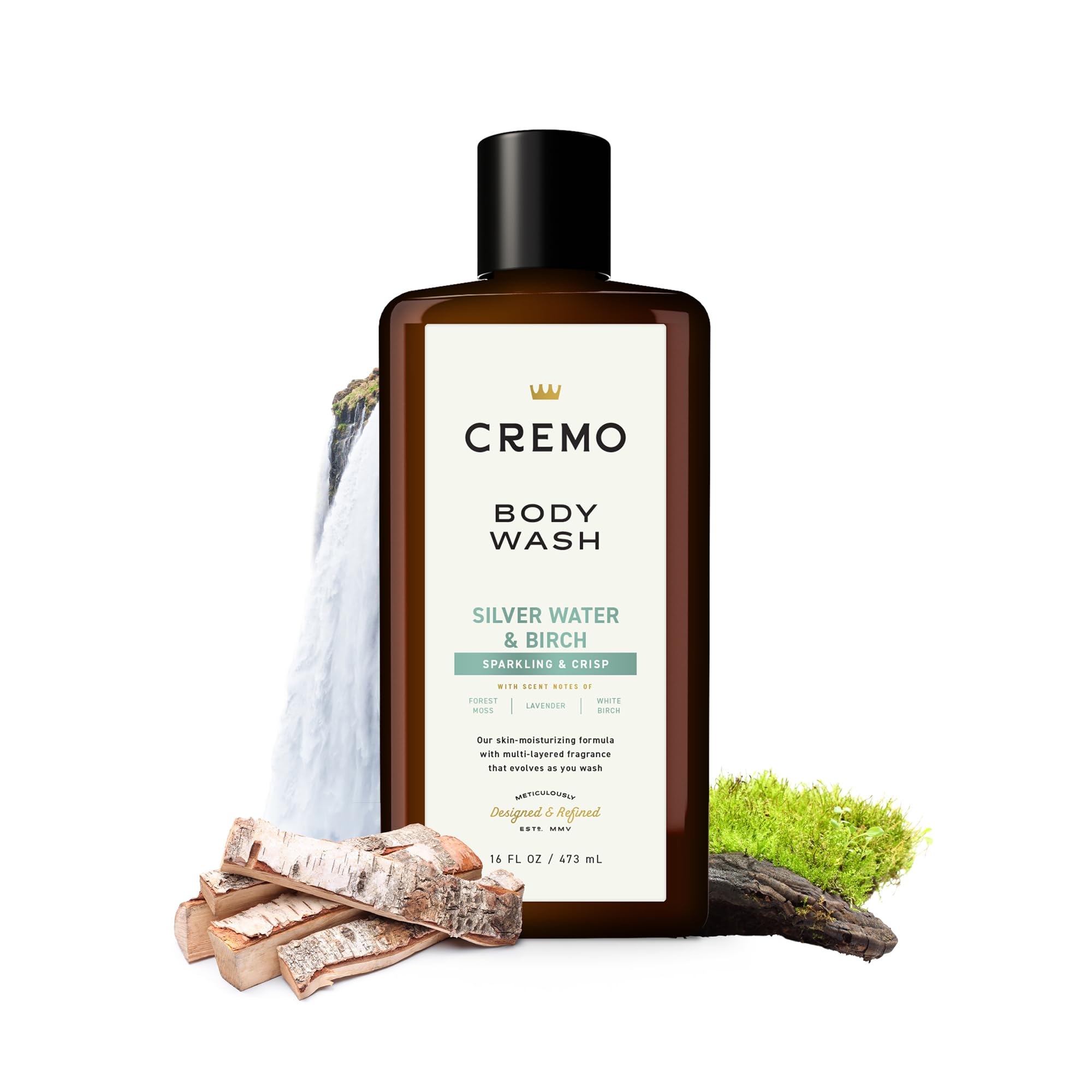 Foto 3 pulgar | Gel De Baño Cremo Rich-lathering Silver Water & Birch 473 ml-Venta Internacional