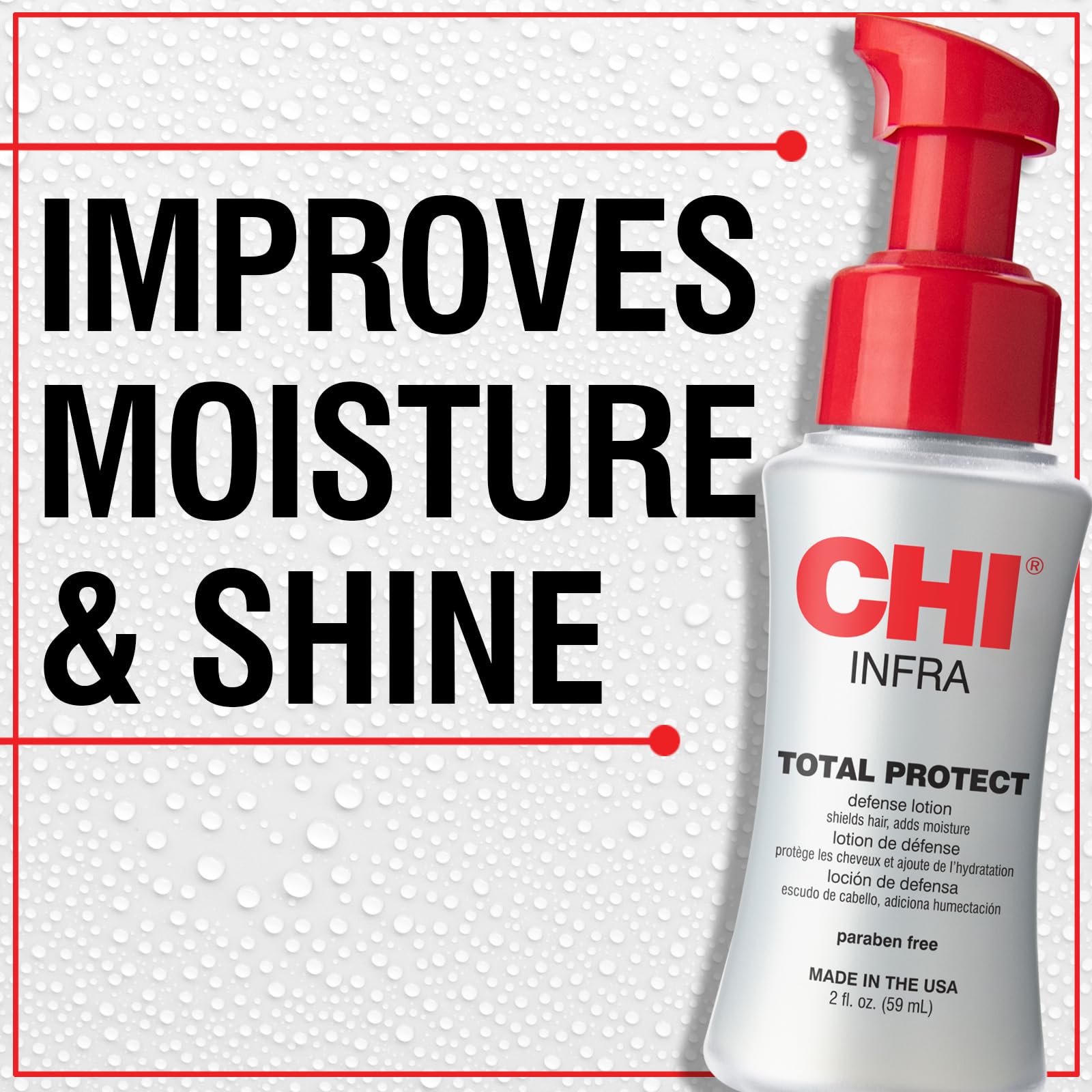 Foto 3 pulgar | Loción Chi Total Protect Defense Ligera De 60 Ml - Venta Internacional.