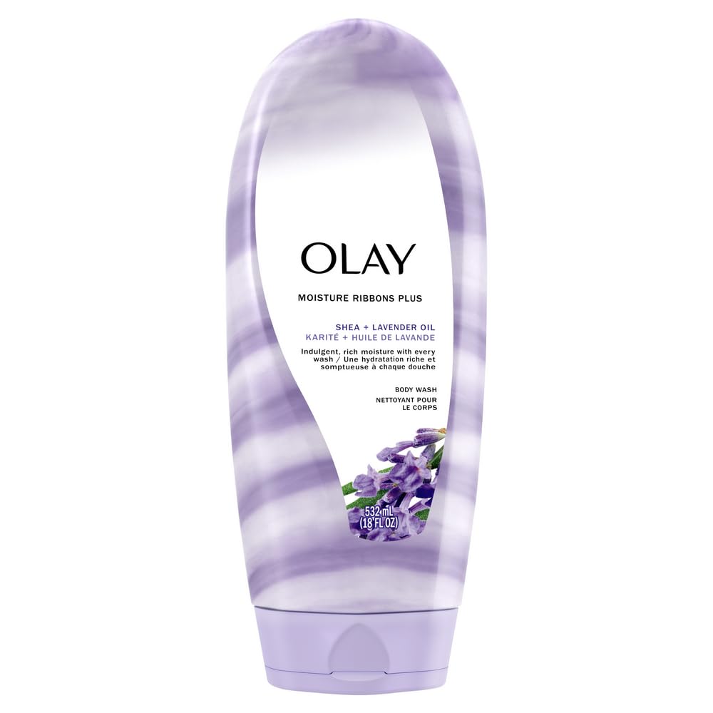 Gel De Baño Olay Moisture Ribbons Plus Con Aceite De Karité Y Lavanda 530 Ml - Venta Internacional.