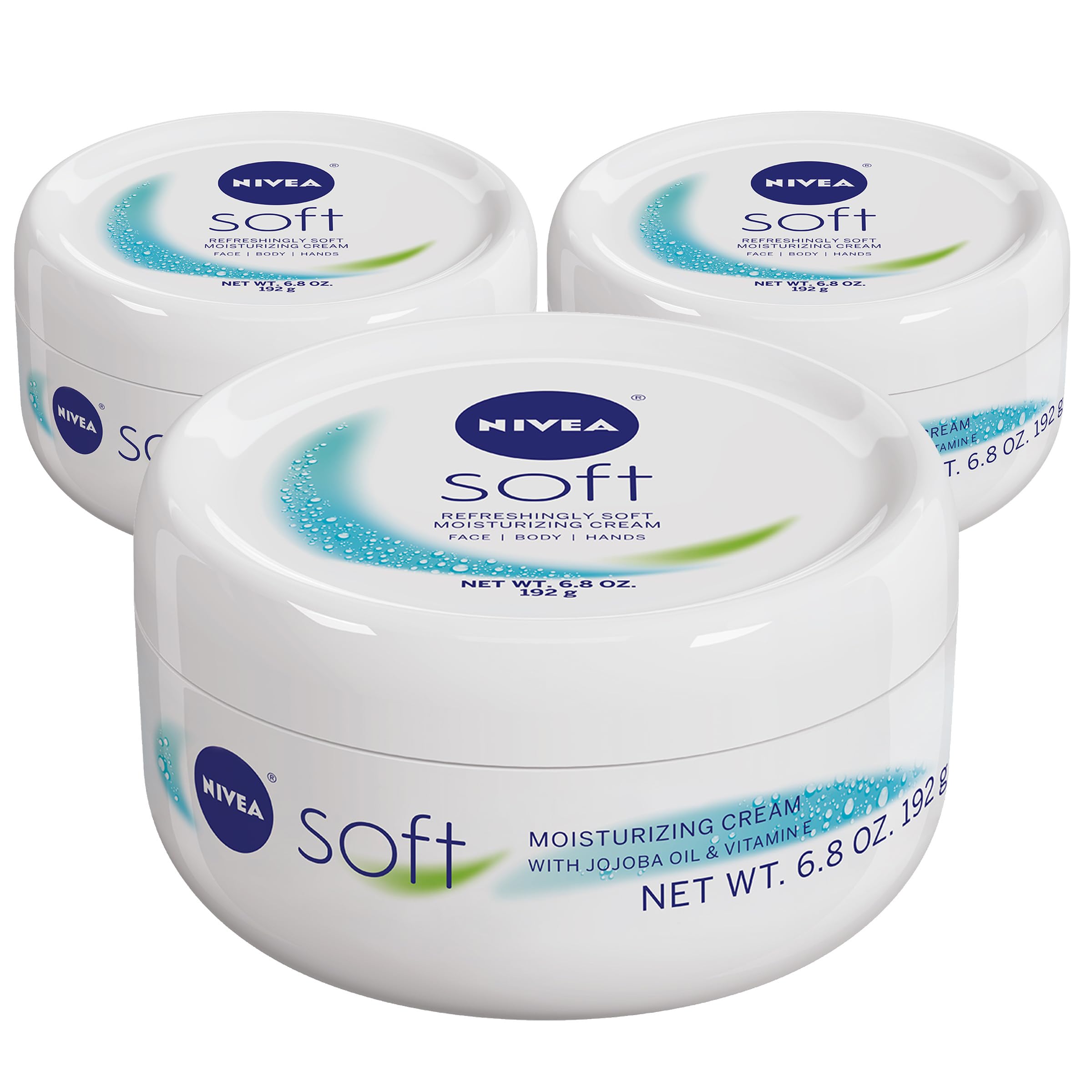 Crema Hidratante Nivea Soft Refreshingly Soft 200 Ml X 3 - Venta Internacional.