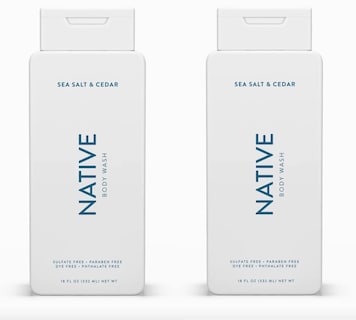 Foto 1 | Gel De Baño Native Sea Salt & Cedar, 532 Ml, Paquete De 2 - Venta Internacional.
