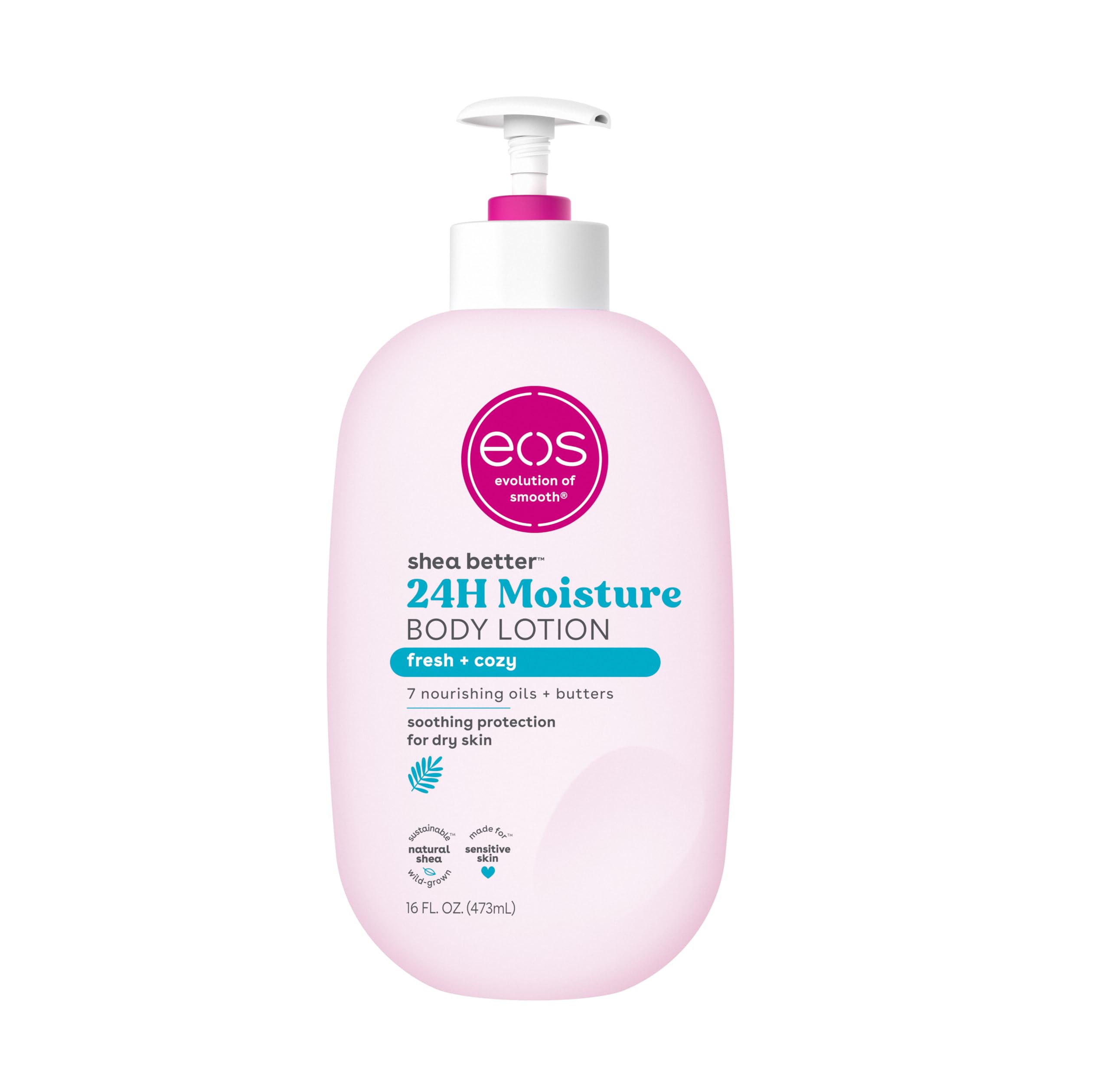 Foto 2 pulgar | Loción Corporal Eos Shea Better Fresh & Cozy 480 Ml 24 Horas - Venta Internacional.