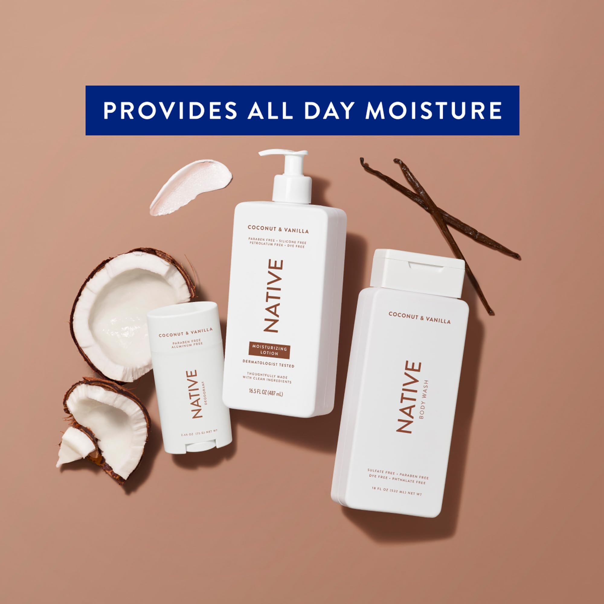 Foto 6 pulgar | Loción Corporal Native Coconut & Vanilla 490 Ml Para Mujeres Y Hombres - Venta Internacional.