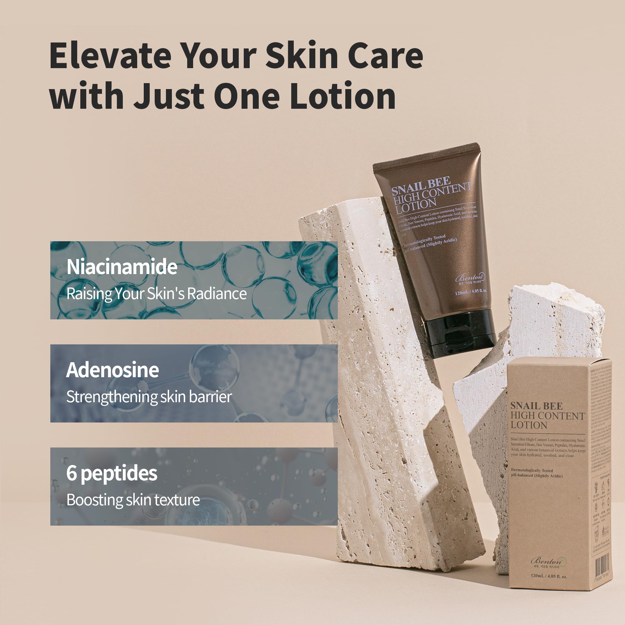 Foto 5 pulgar | Loción Benton Snail Bee De Alto Contenido De 120 Ml Con Veneno De Abeja - Venta Internacional.