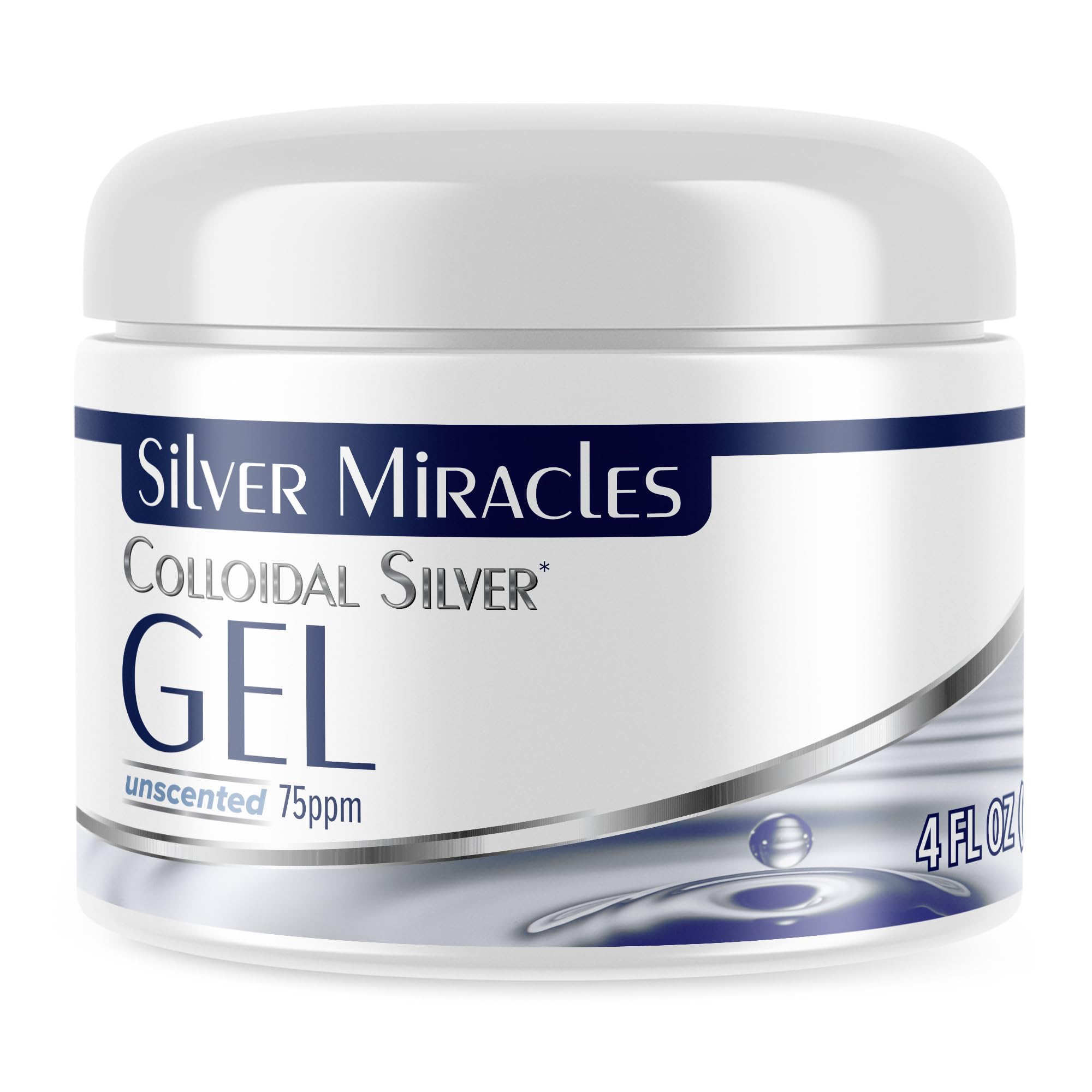 Gel Corporal Silver Miracles 75ppm de 4oz-Venta Internacional