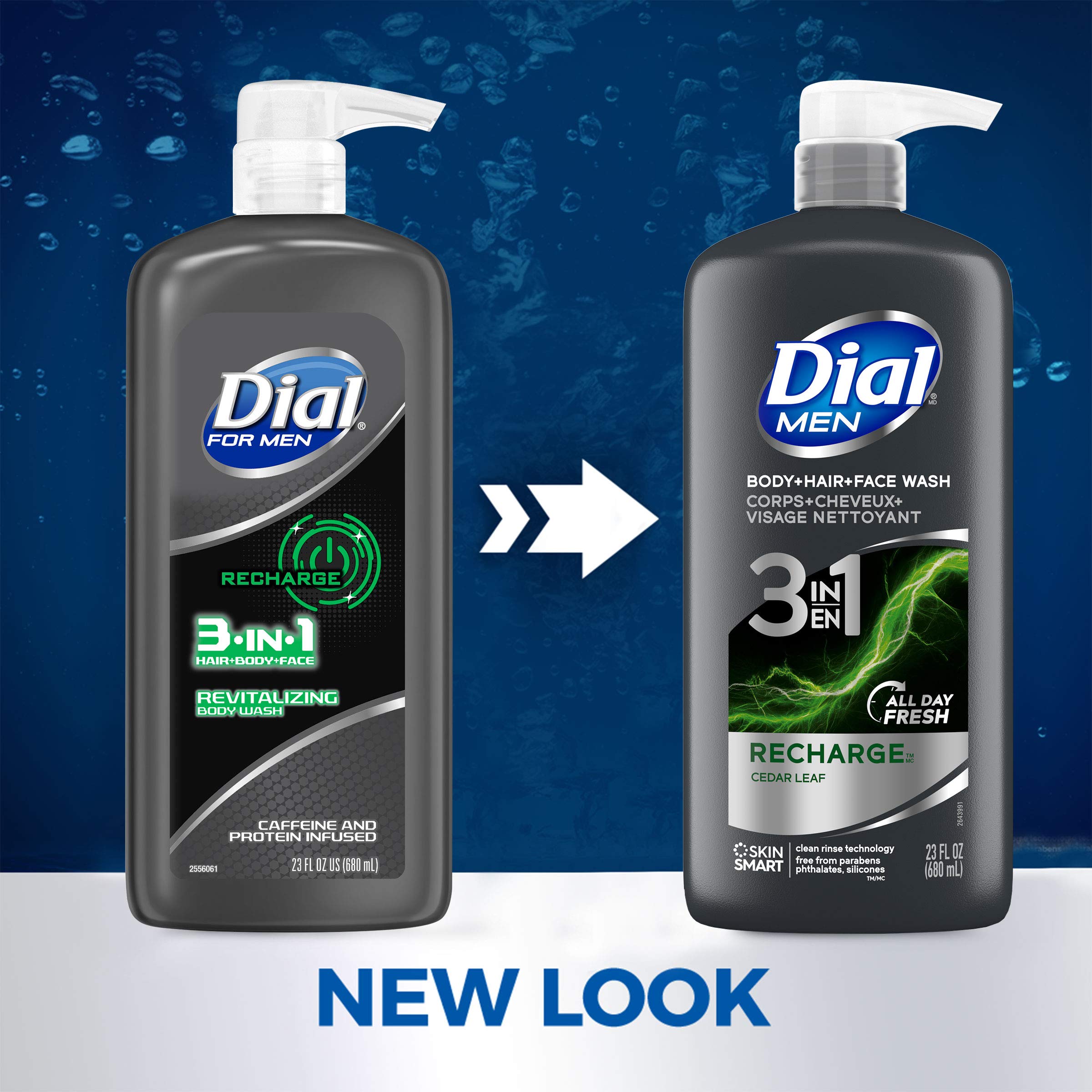 Foto 3 pulgar | Gel De Lavado Para Cuerpo, Cabello Y Rostro Men Recharge 2 L (3 X 750 Ml) - Venta Internacional.
