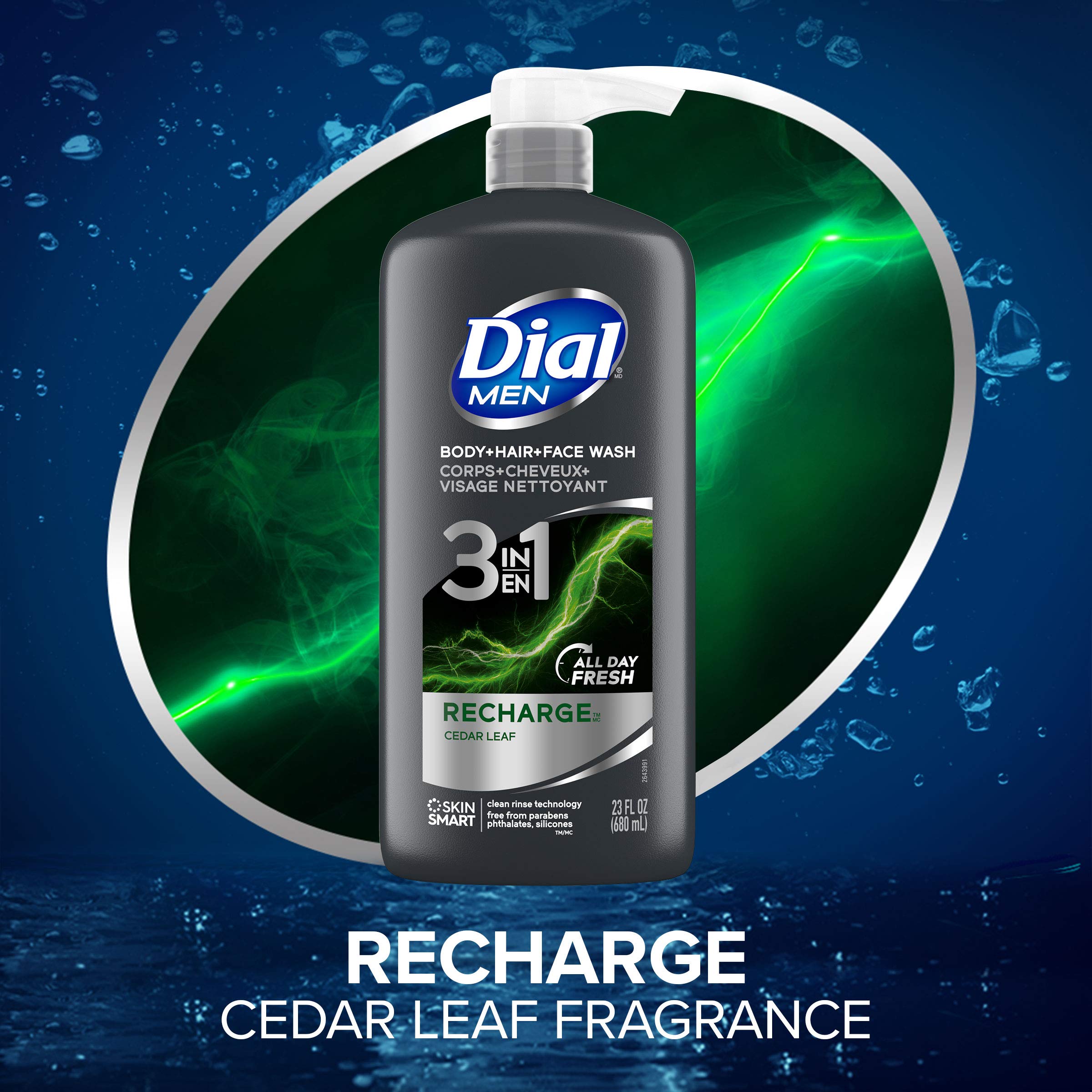 Foto 7 pulgar | Gel De Lavado Para Cuerpo, Cabello Y Rostro Men Recharge 2 L (3 X 750 Ml) - Venta Internacional.