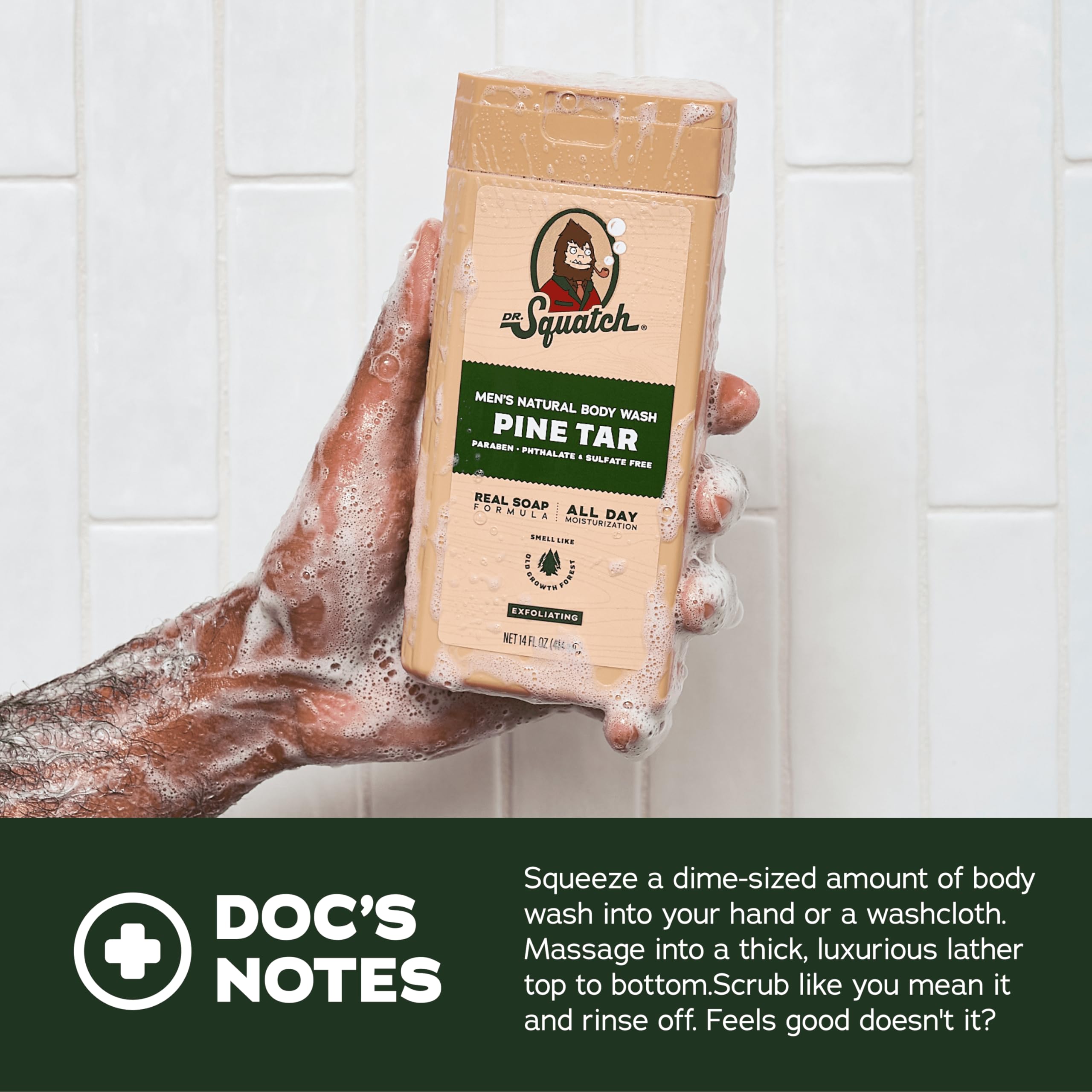 Foto 5 pulgar | Set de Regalo de Gel de Baño y Desodorante Dr. Squatch Pine Tar para Hombre - Venta Internacional