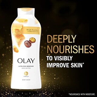 Foto 2 | Gel de Baño Olay Ultra Moisture Manteca de Karité 650 Ml 4 Piezas - Venta Internacional