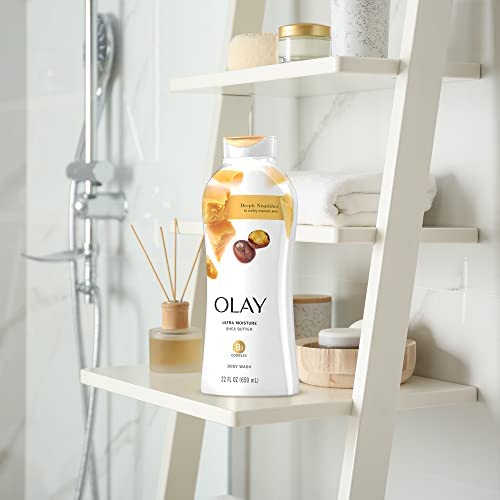 Foto 6 pulgar | Gel de Baño Olay Ultra Moisture Manteca de Karité 650 Ml 4 Piezas - Venta Internacional
