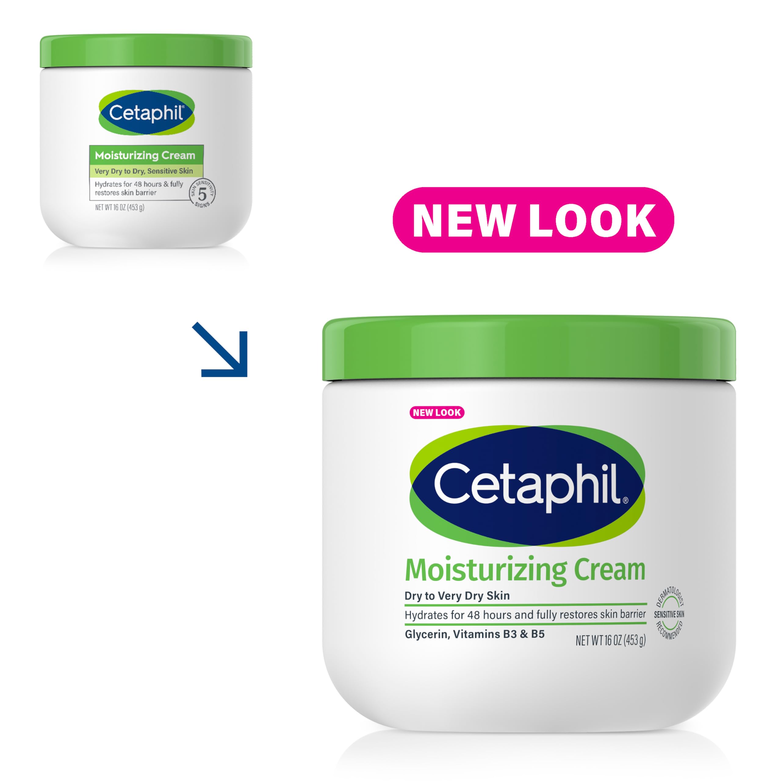 Foto 3 pulgar | Crema Hidratante Cetaphil Face & Body para Piel Seca  473 ml- Venta Internacional