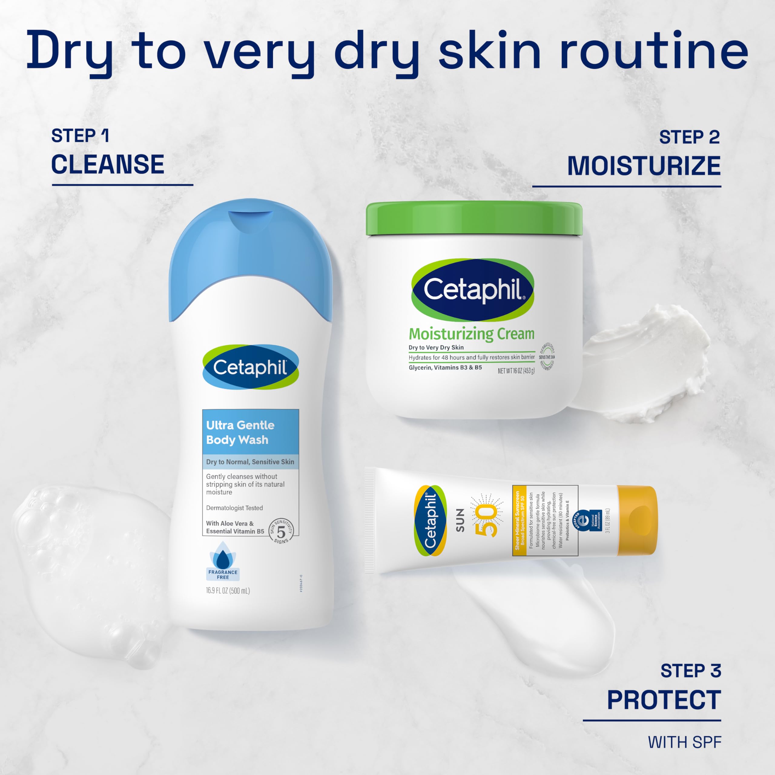 Foto 7 pulgar | Crema Hidratante Cetaphil Face & Body para Piel Seca  473 ml- Venta Internacional